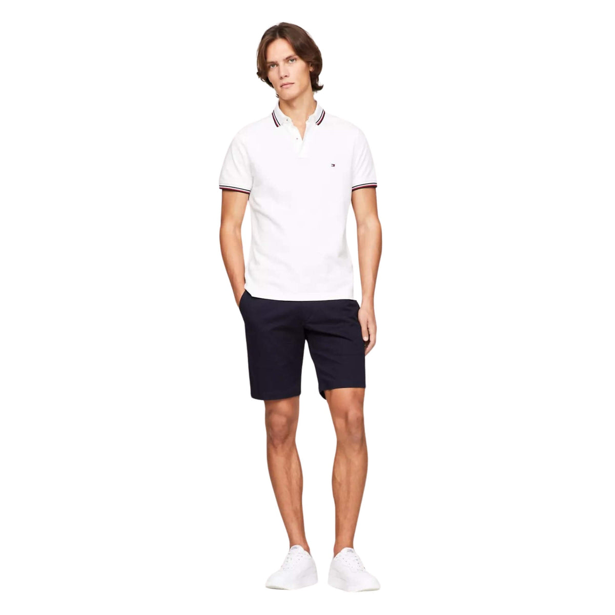 Polo Tommy Hilfiger Hombre Core Tommy Tipped Slim · imagen 6