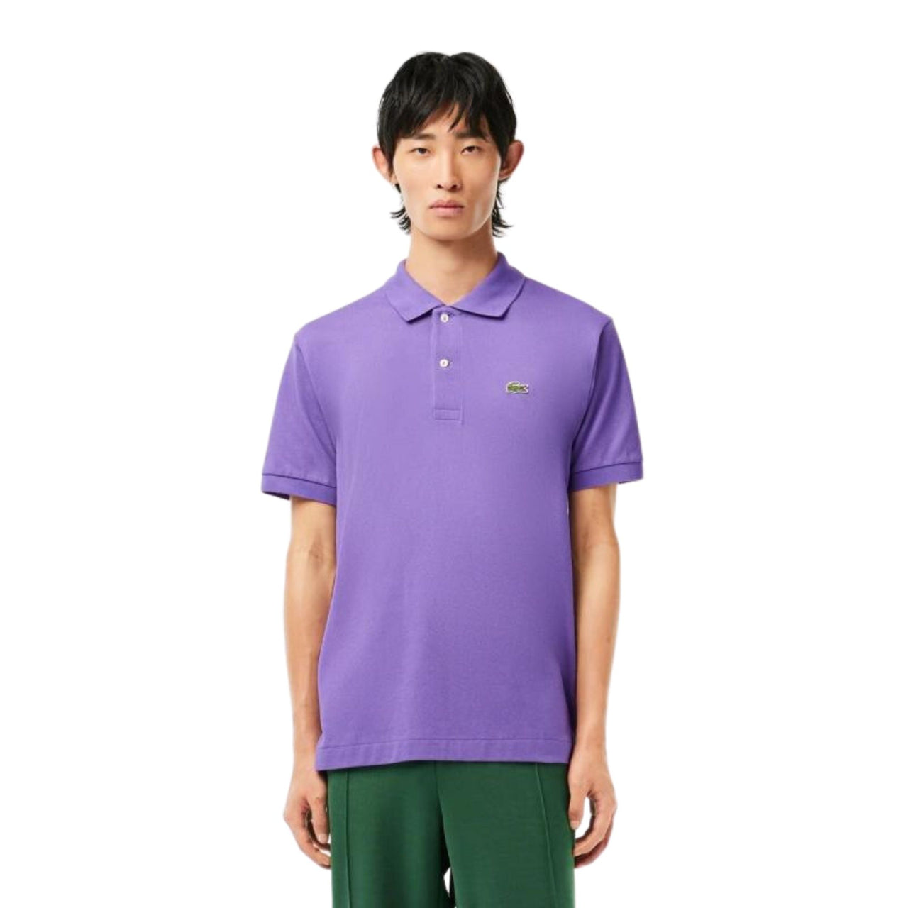 L1212Sgi Polos Lacoste Hombre L1212 - Short Sleeved Ribbed Collar Shirt