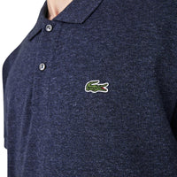 Thumbnail for Polos Lacoste Hombre L1264 - Short Sleeved Ribbed Collar Shirt