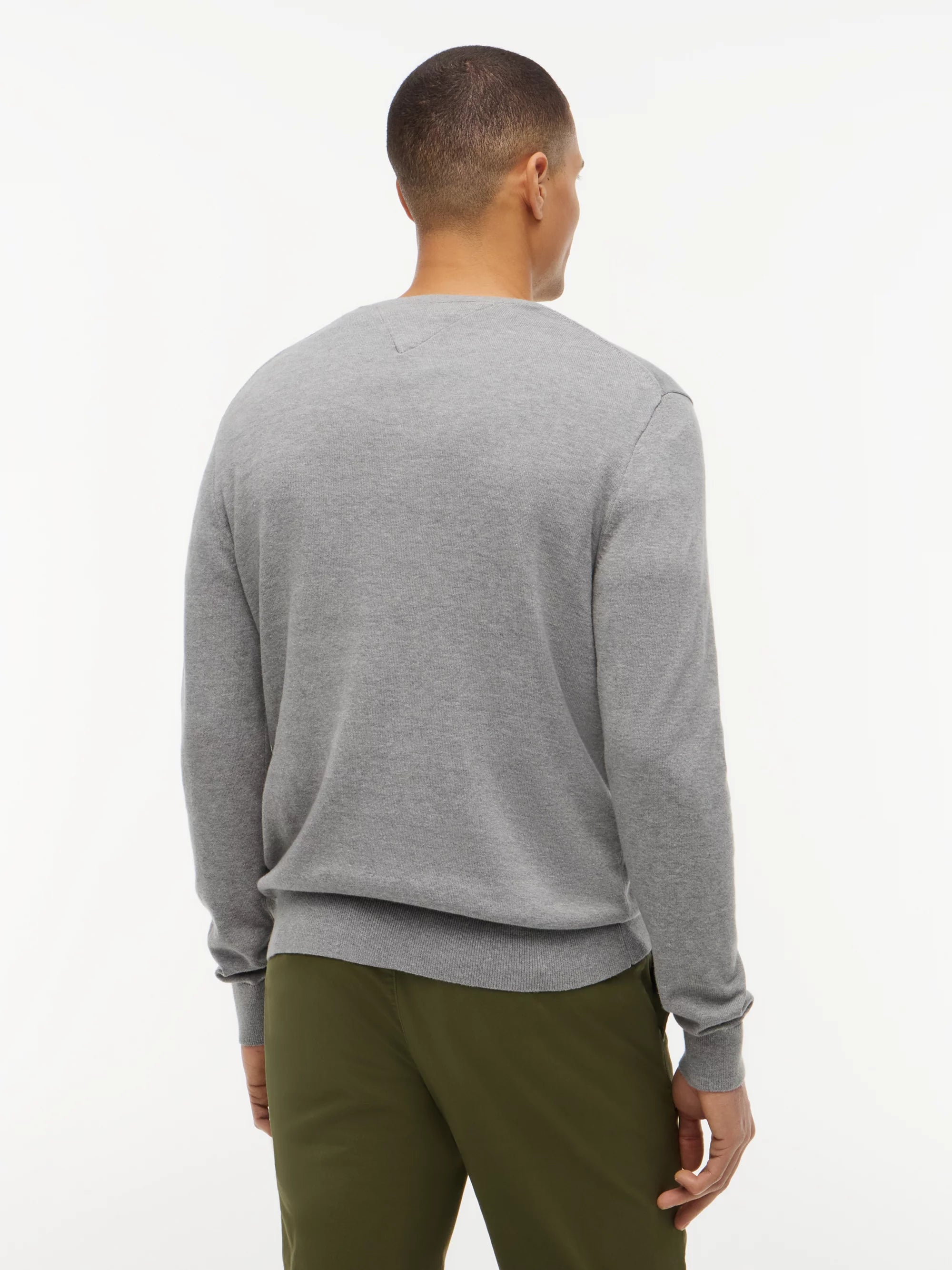 Tommy Hilfiger Jersey Core Essential Cotton Crew Neck · Gris Negro · imagen 4