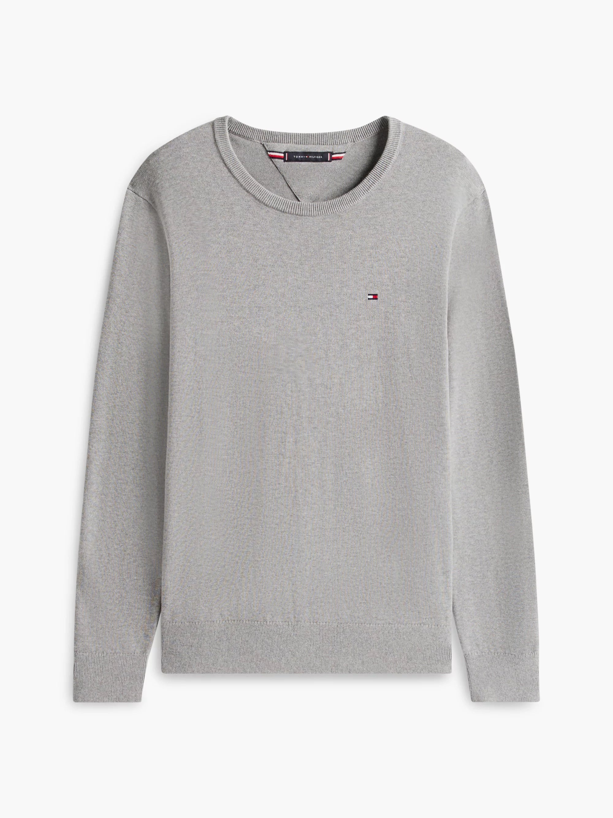 Tommy Hilfiger Jersey Core Essential Cotton Crew Neck · Gris Negro · imagen 6