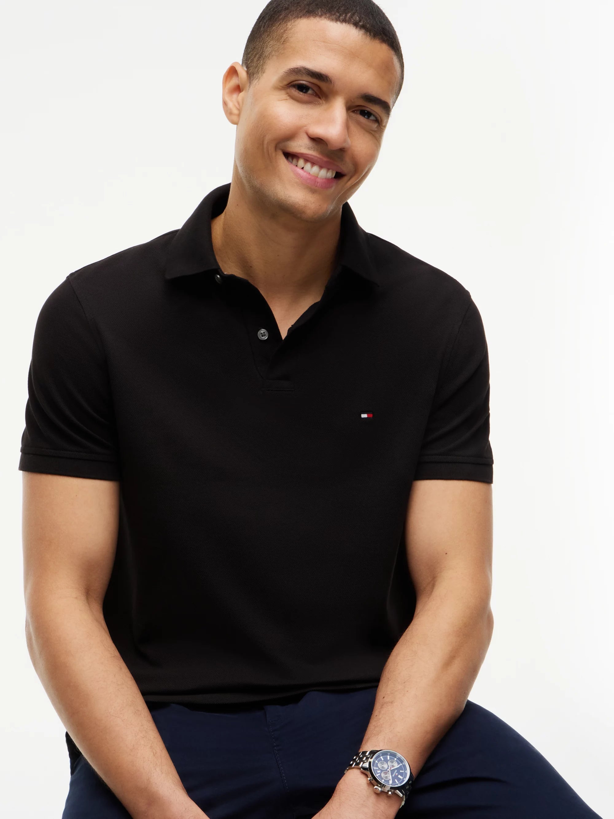 Tommy Hilfiger Polo Core 1985 Regular · Negro · imagen 3