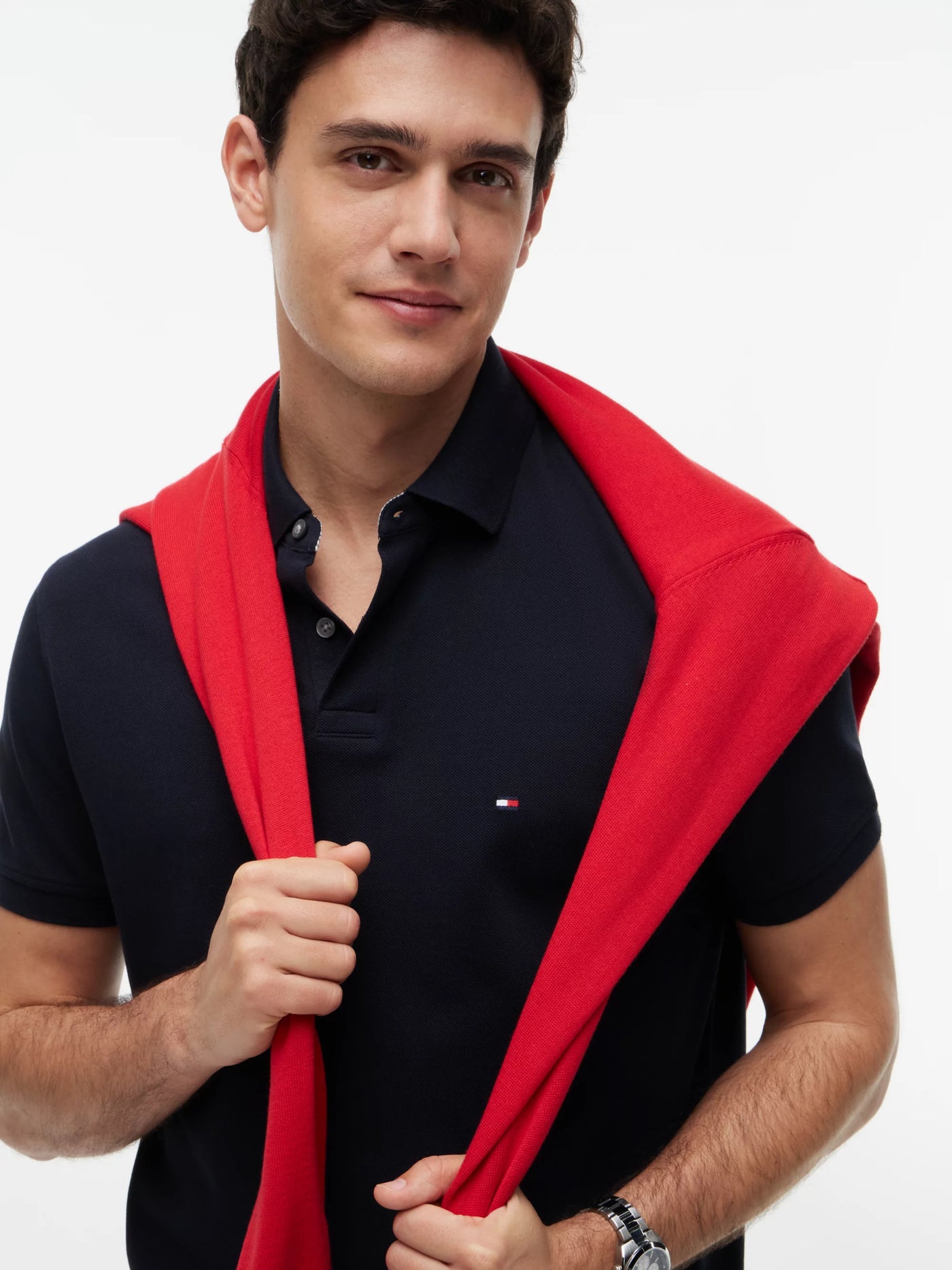 Tommy Hilfiger Polo Core 1985 Regular · Blanco Negro · imagen 3