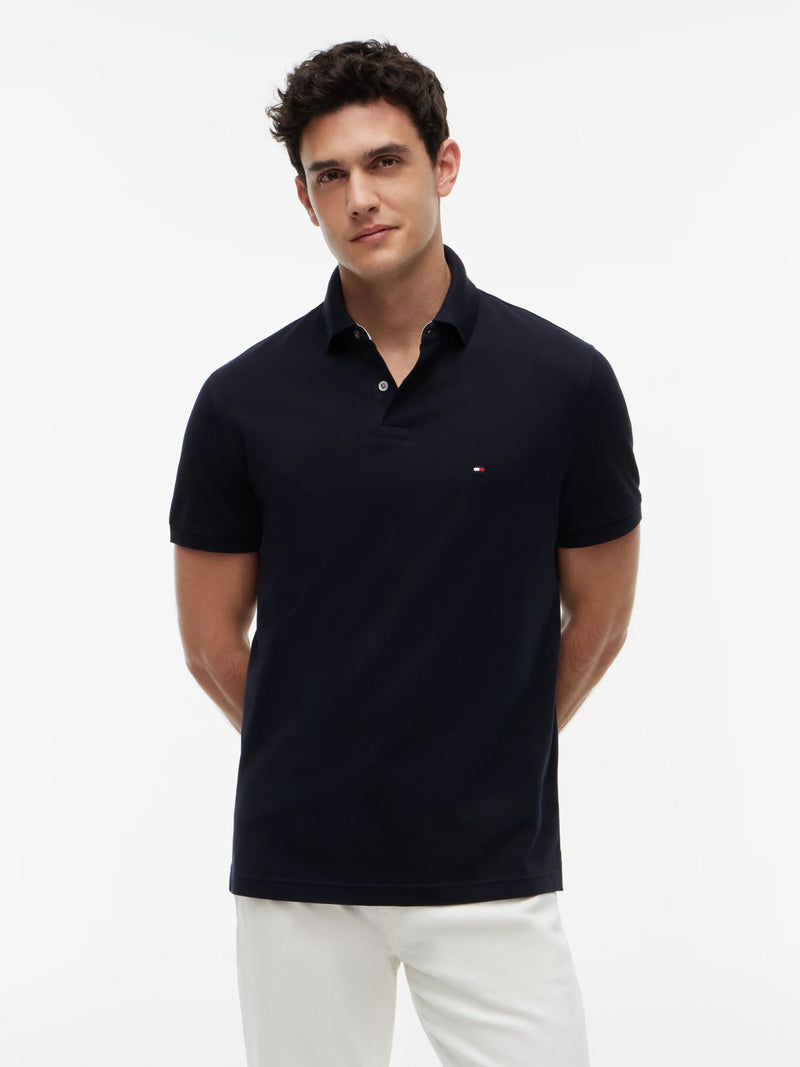 Tommy Hilfiger Polo Core 1985 Regular · Blanco Negro