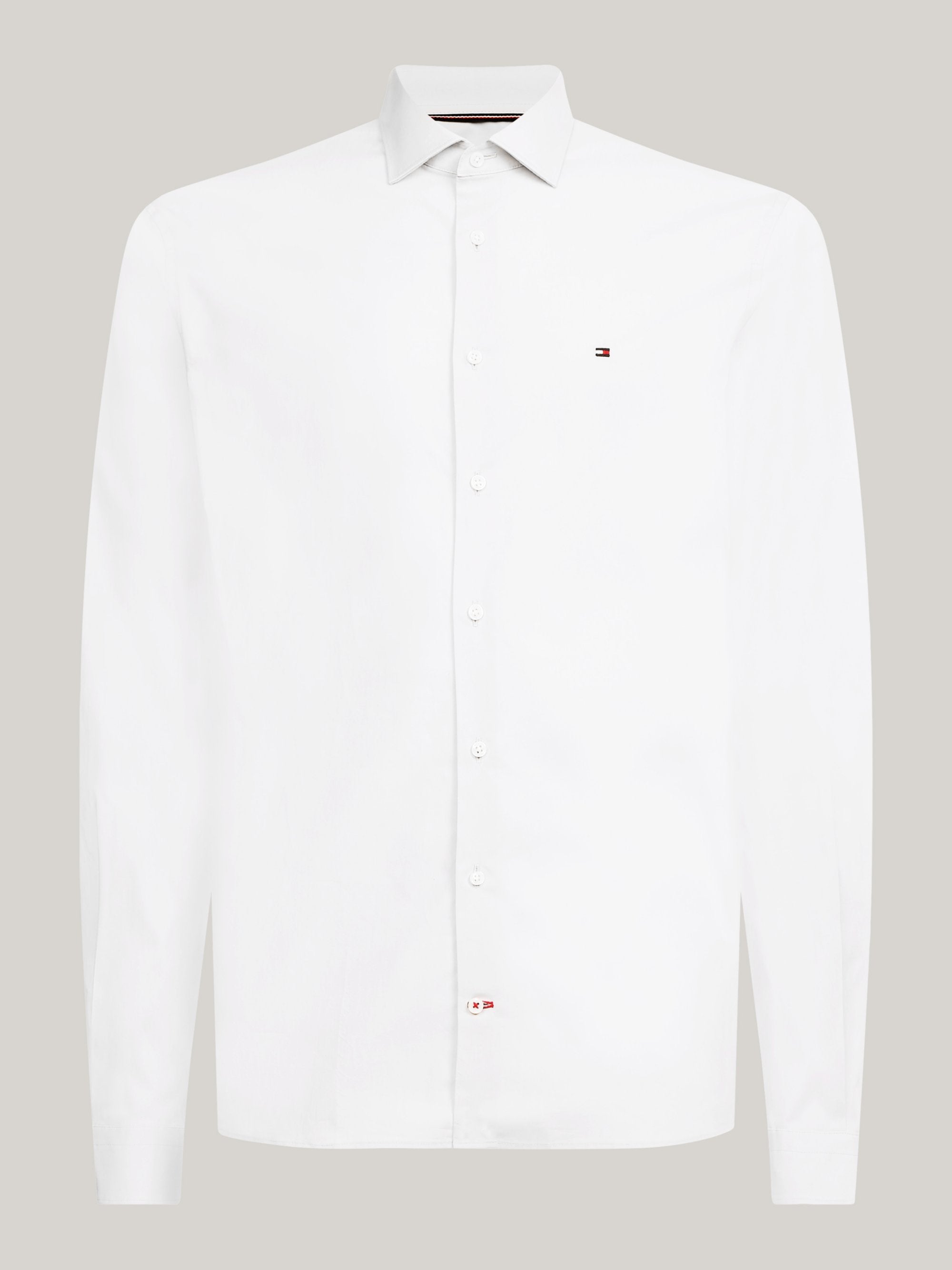 Tommy Hilfiger Camisa Core Cl Flex Poplin Sf Shirt · Negro Rojo · imagen 7