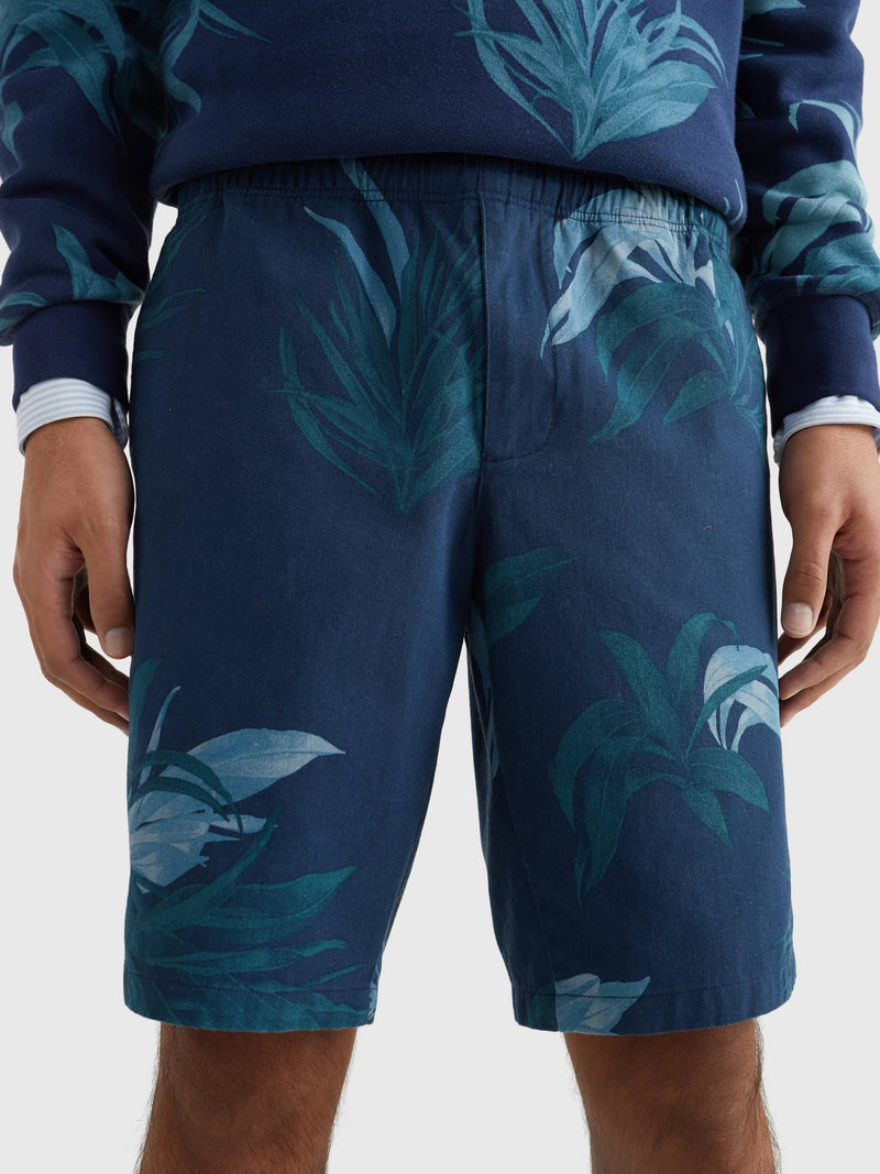 Tommy Hilfiger Bermuda Pantalon Corto Harlem Short Palm Print
