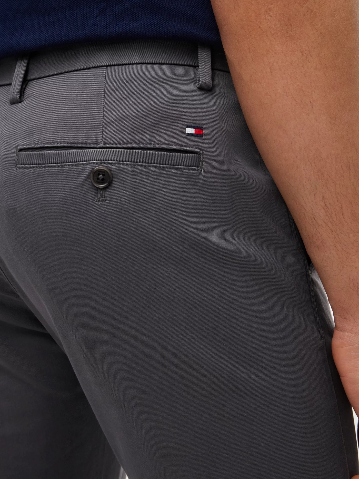 Tommy Hilfiger Pantalón Core Bleecker 1985 Pima Cotton · Gris Negro · imagen 3