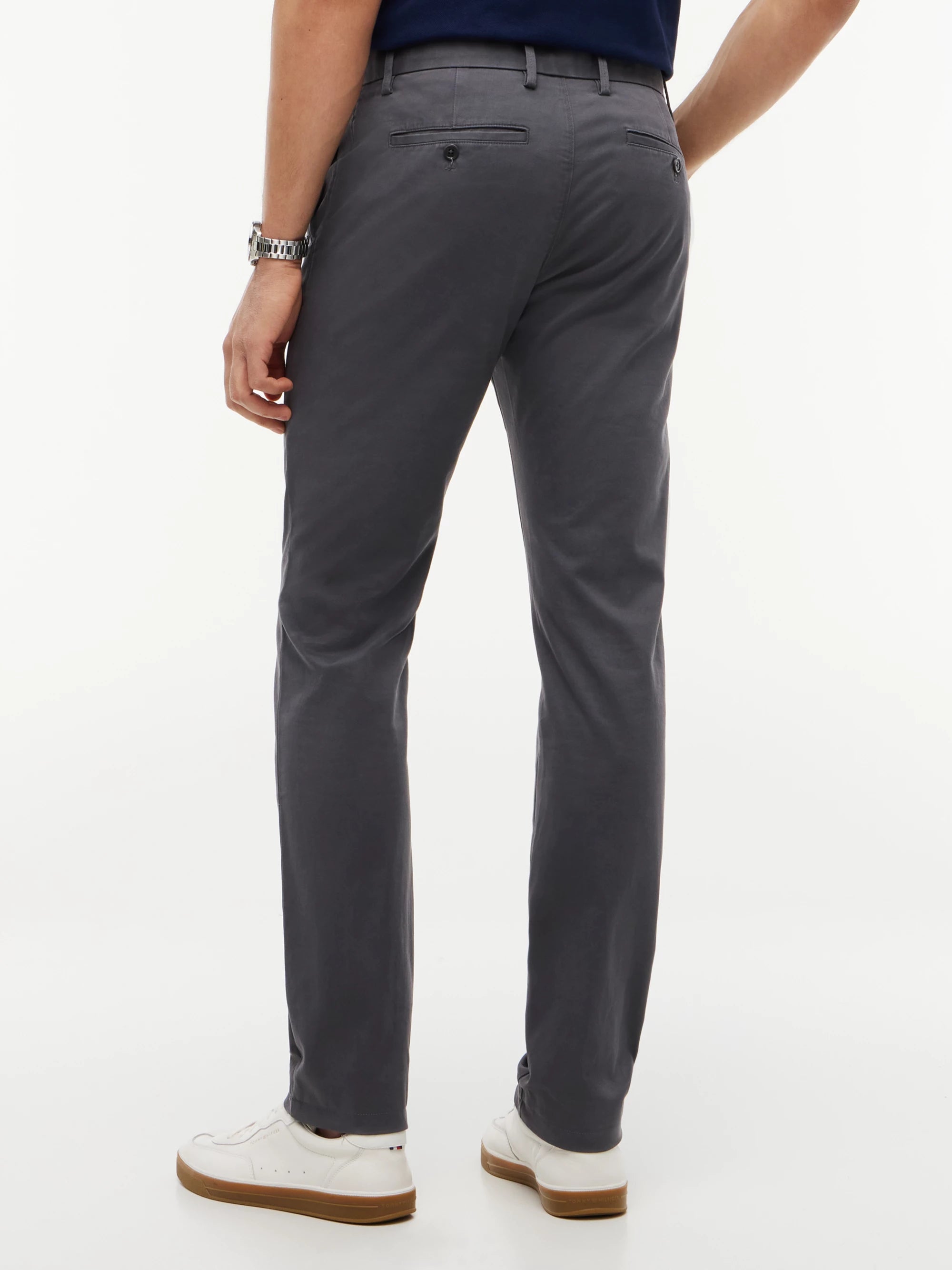 Tommy Hilfiger Pantalón Core Bleecker 1985 Pima Cotton · Gris Negro · imagen 4