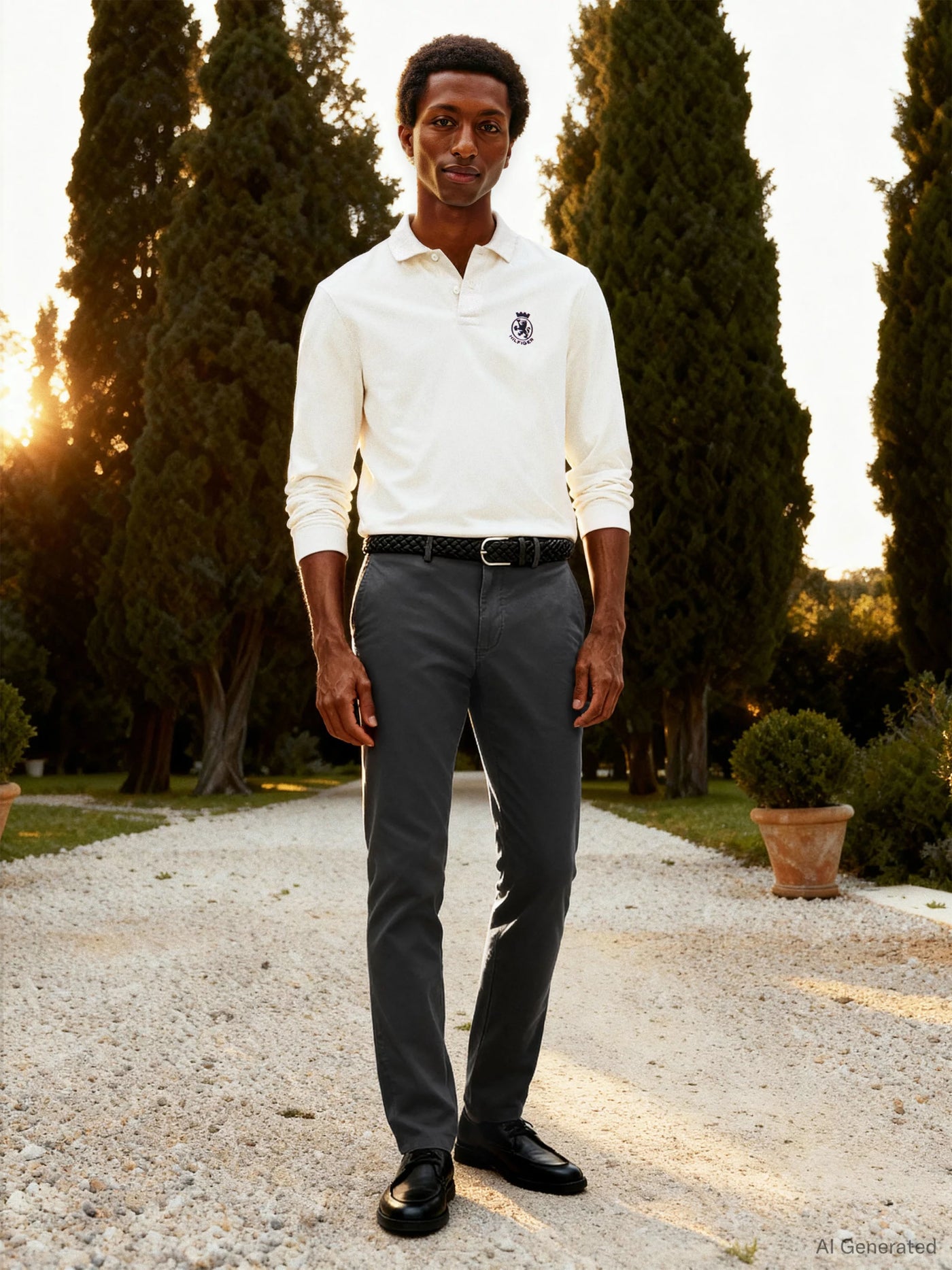 Tommy Hilfiger Pantalón Core Bleecker 1985 Pima Cotton · Gris Negro · imagen 7