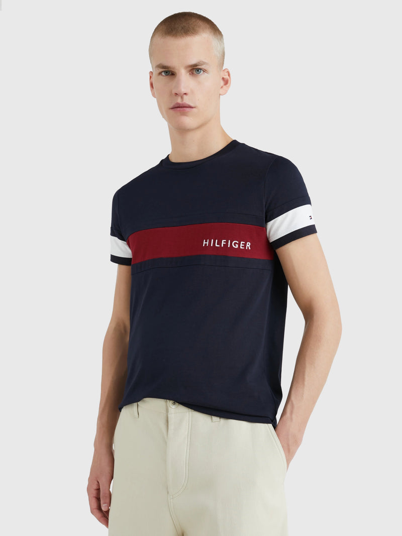 Camisetas Tommy Hilfiger Hombre Colorblock Placement Tee