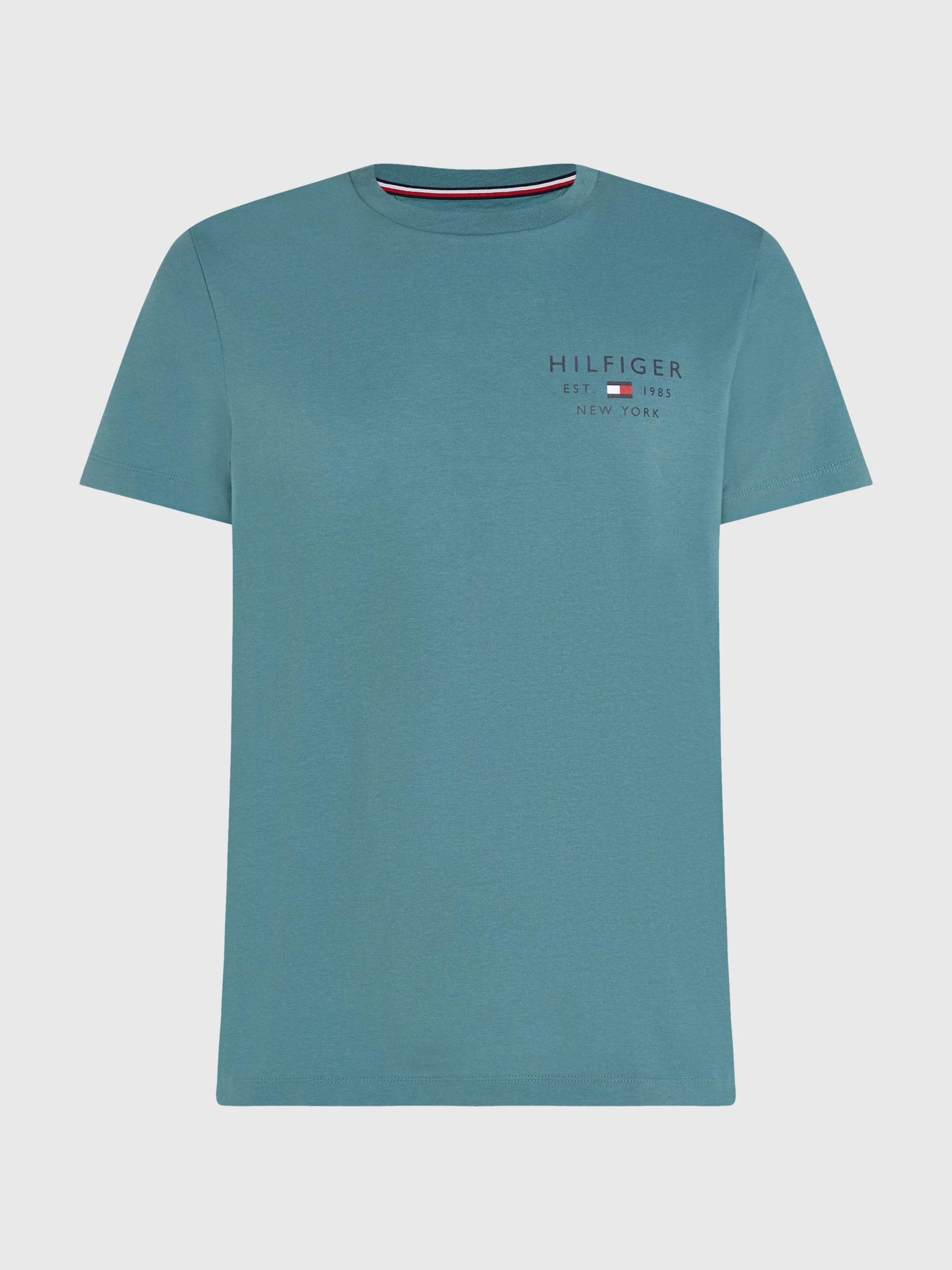 Camisetas Tommy Hilfiger Hombre Brand Love Small Logo Tee · Azul · imagen 5