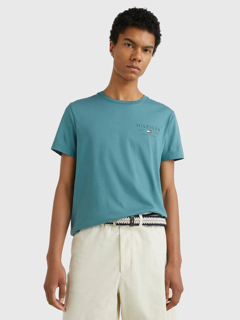 Camisetas Tommy Hilfiger Hombre Brand Love Small Logo Tee · Azul