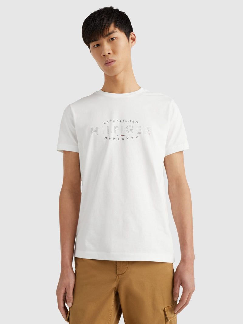 Camisetas Tommy Hilfiger Hombre Hilfiger Curve Logo Tee