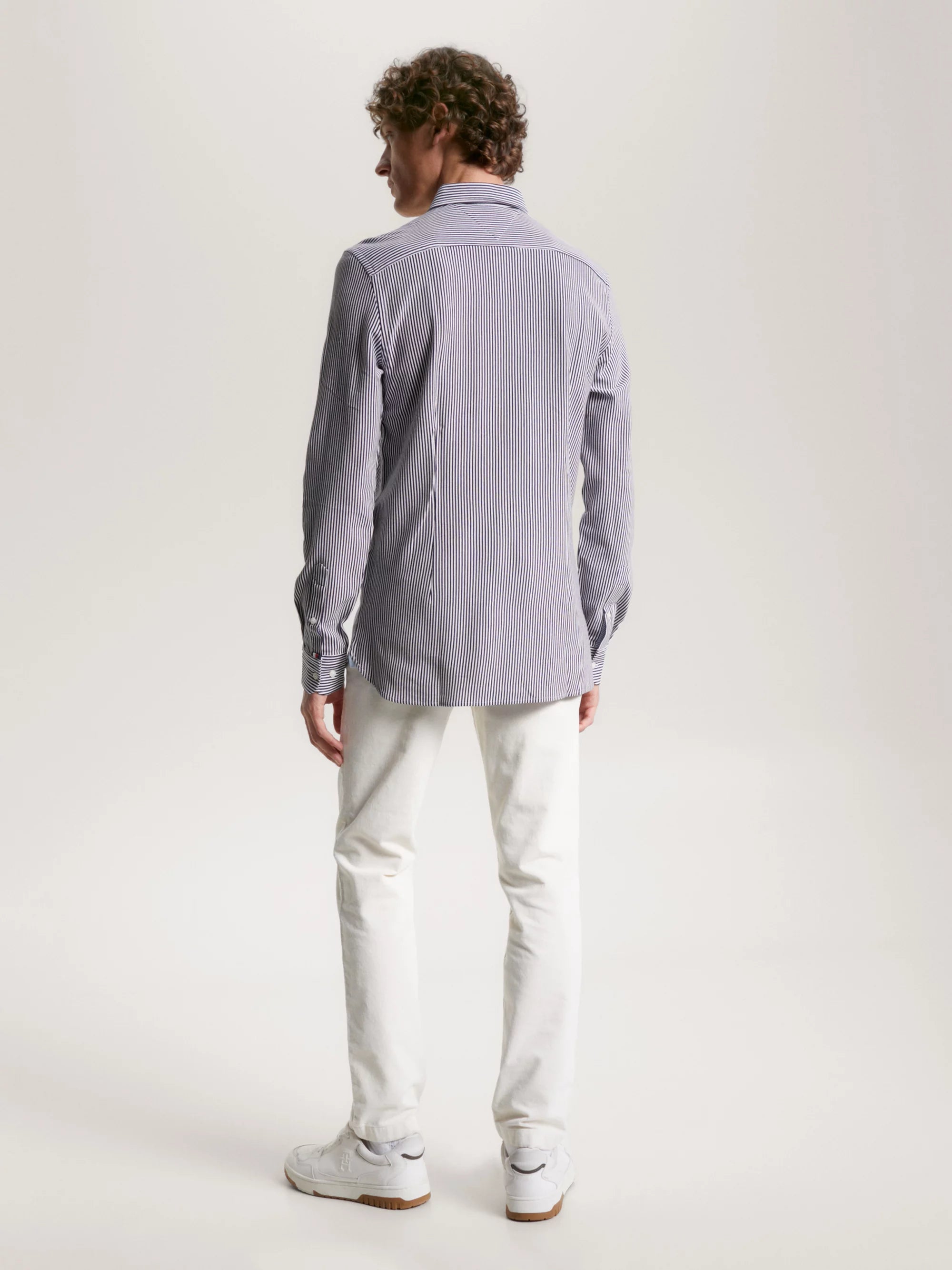 Camisas Tommy Hilfiger Hombre 1985 Knit Stripe Sf Shirt · imagen 4