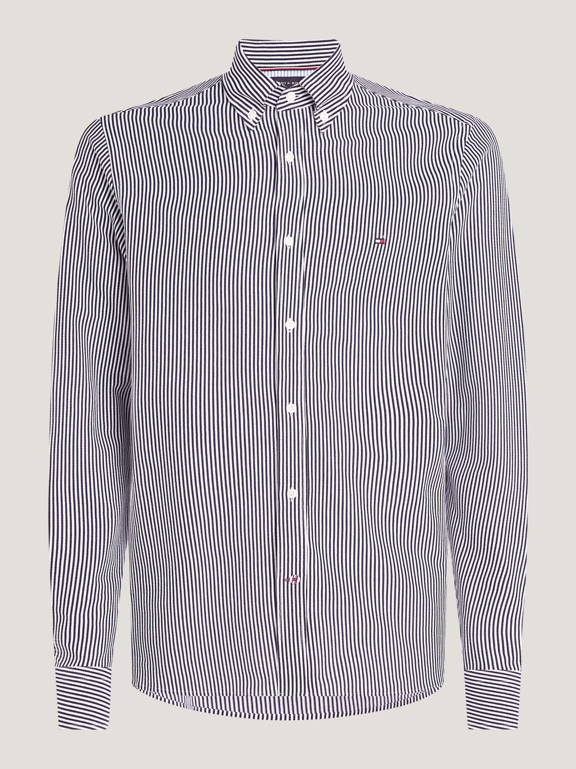 Camisas Tommy Hilfiger Hombre 1985 Knit Stripe Sf Shirt · imagen 5