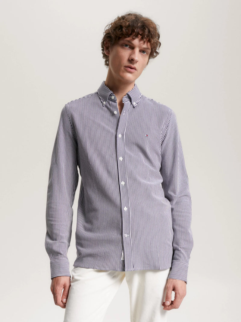 Camisas Tommy Hilfiger Hombre 1985 Knit Stripe Sf Shirt