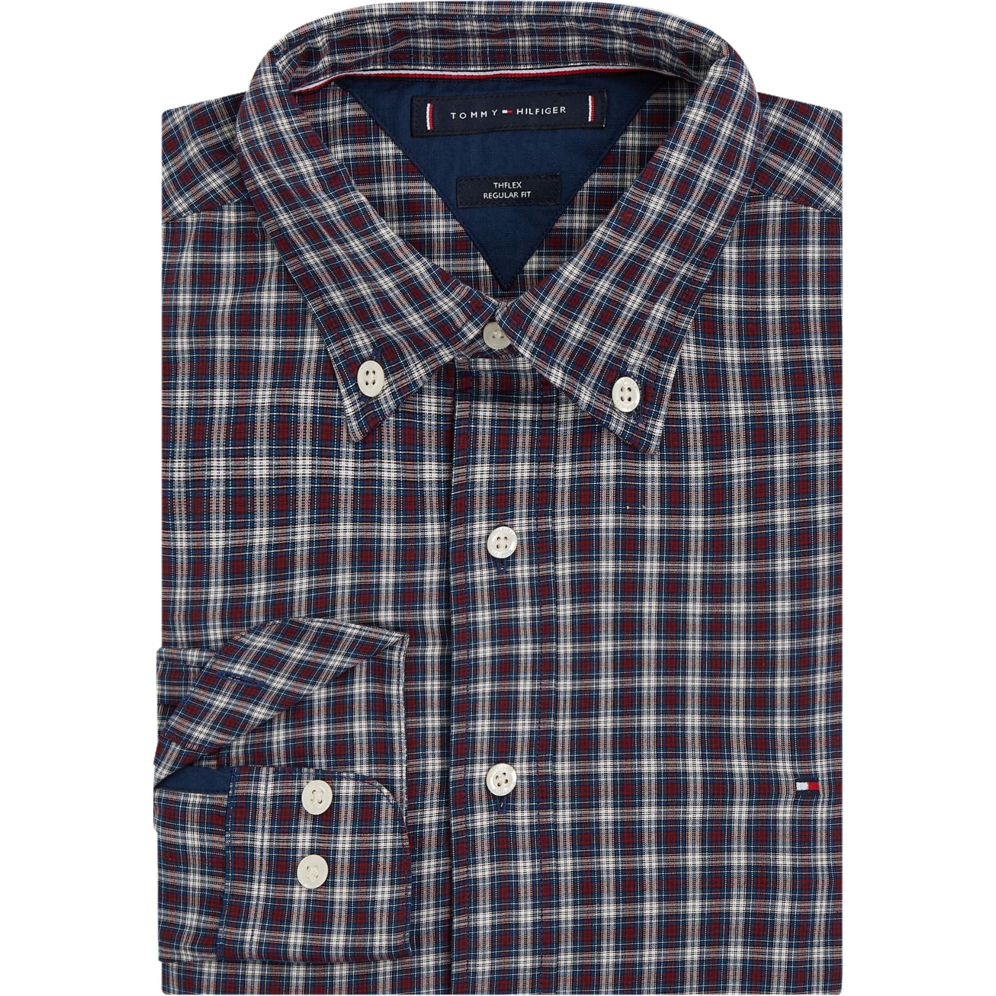 Tommy Hilfiger Camisa Nat. Soft Flex Mini Tartan Rf · Gris Azul marino · imagen 3