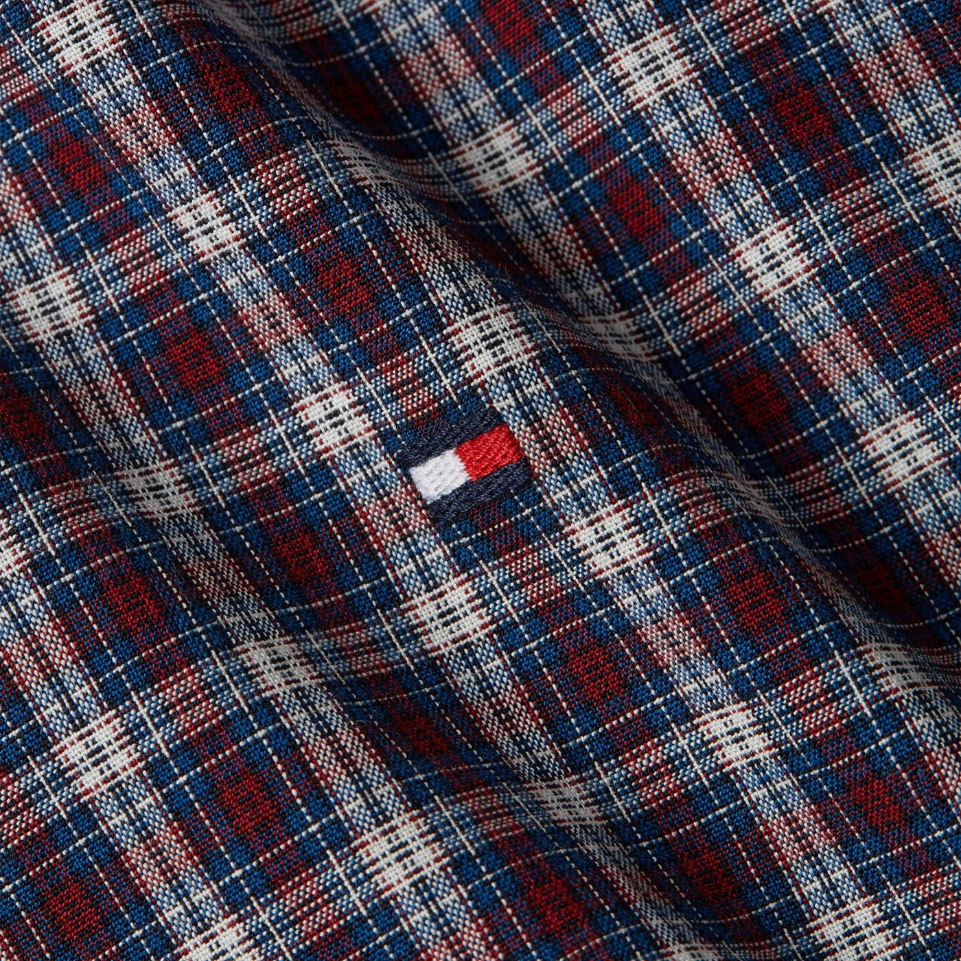 Tommy Hilfiger Camisa Nat. Soft Flex Mini Tartan Rf · Gris Azul marino · imagen 2