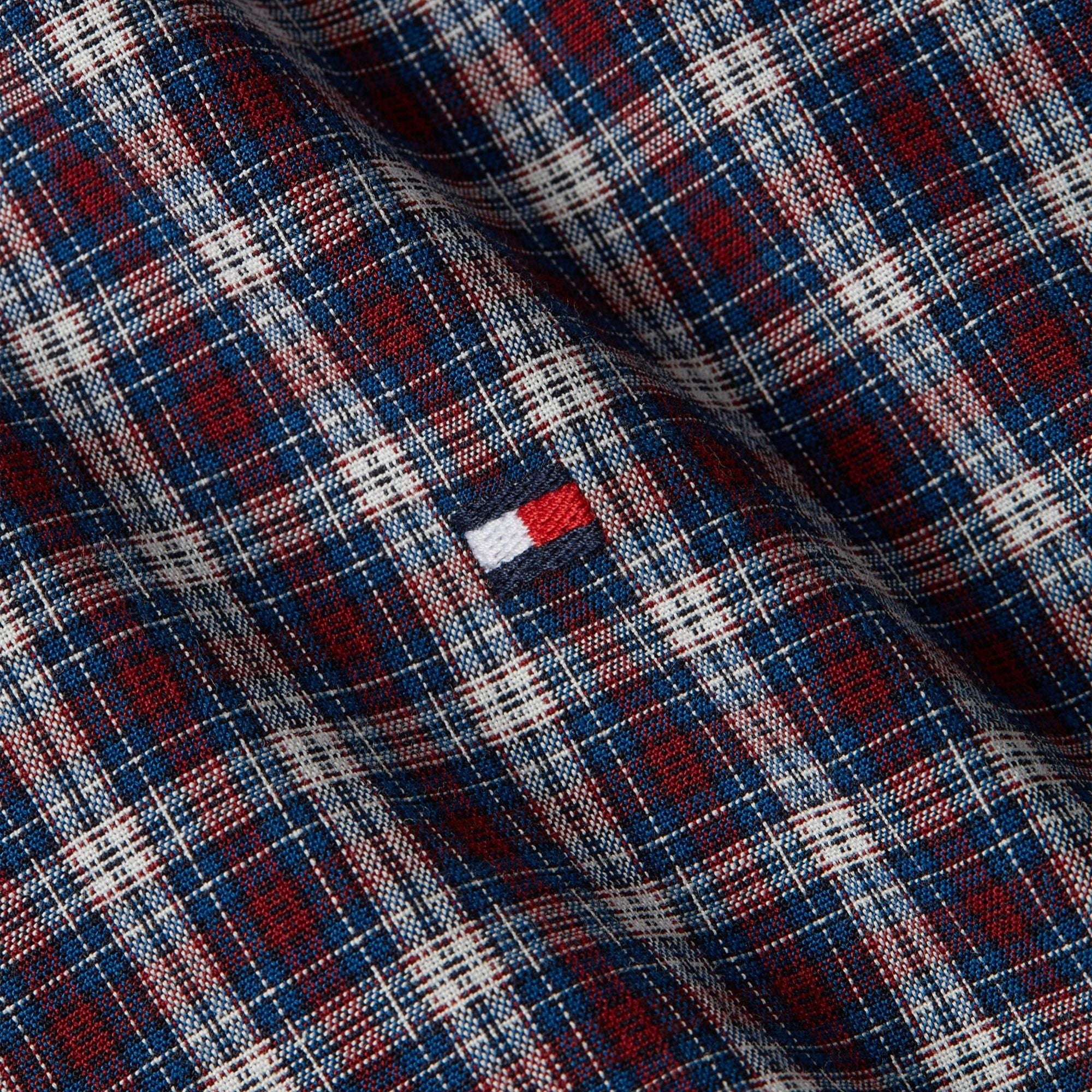 Tommy Hilfiger Camisa Nat. Soft Flex Mini Tartan Rf · Gris Azul marino · imagen 2