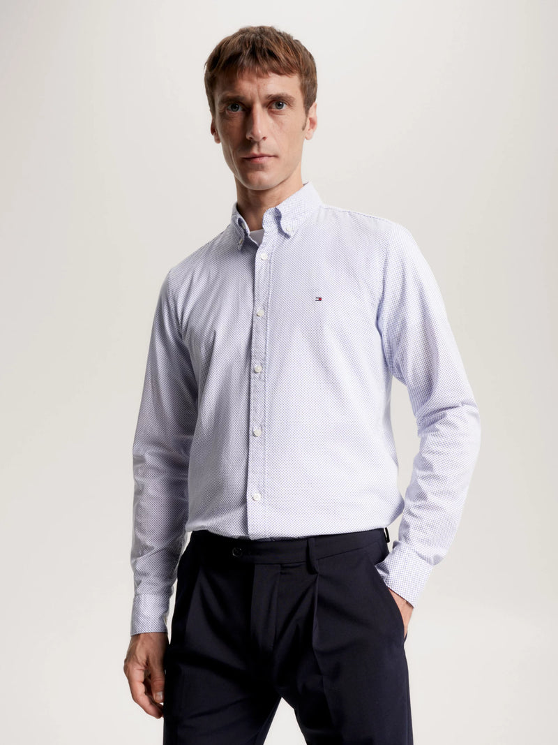 Camisas Tommy Hilfiger Hombre Natural Soft Flex Prt Sf Shirt