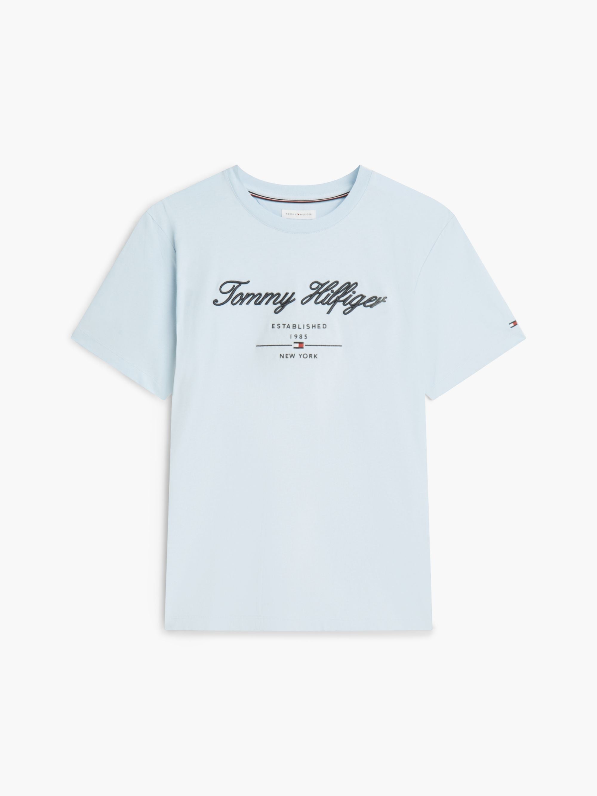 Camiseta Script Logo Azul | Tommy Hilfiger · imagen 5