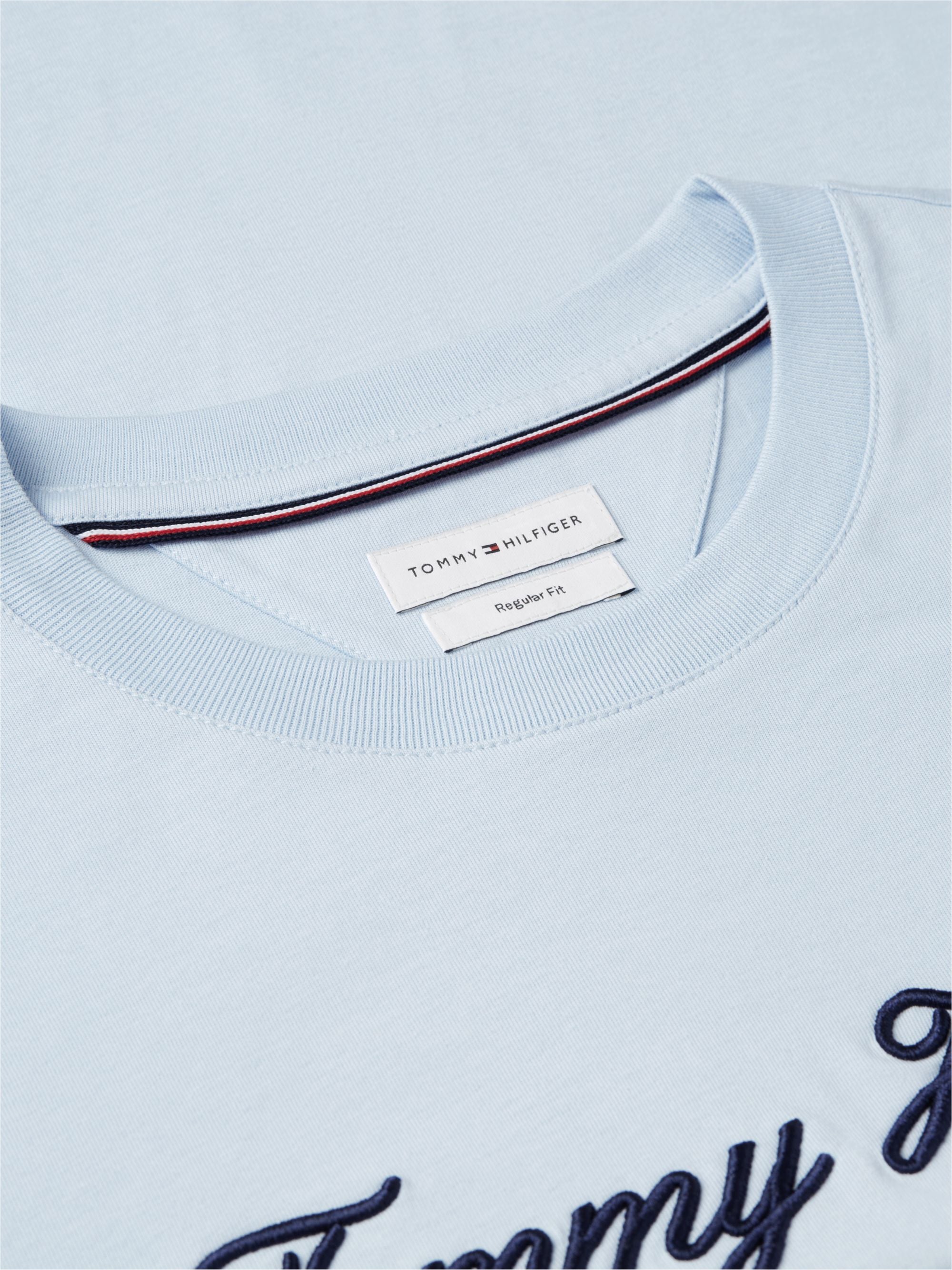 Camiseta Script Logo Azul | Tommy Hilfiger · imagen 6