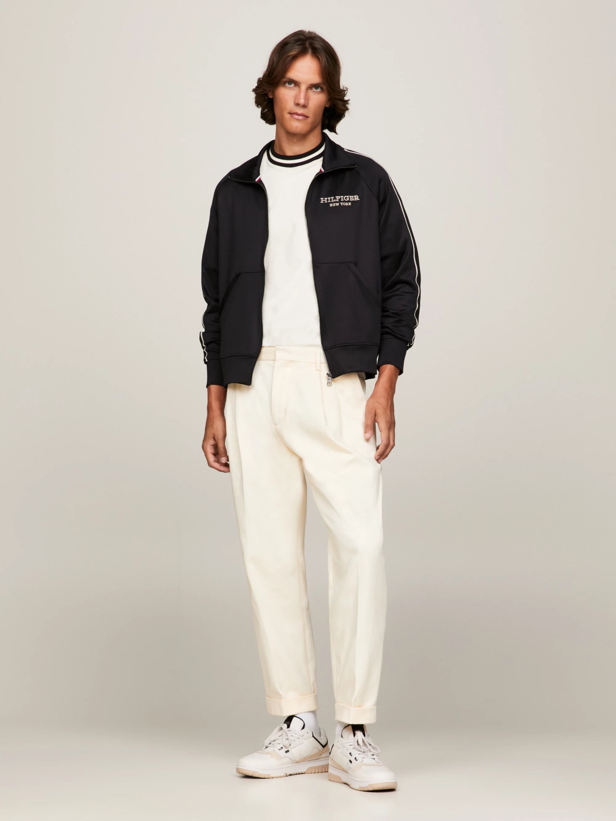 Tommy Hilfiger Sudadera Monotype Track Zip Through · Negro · imagen 2