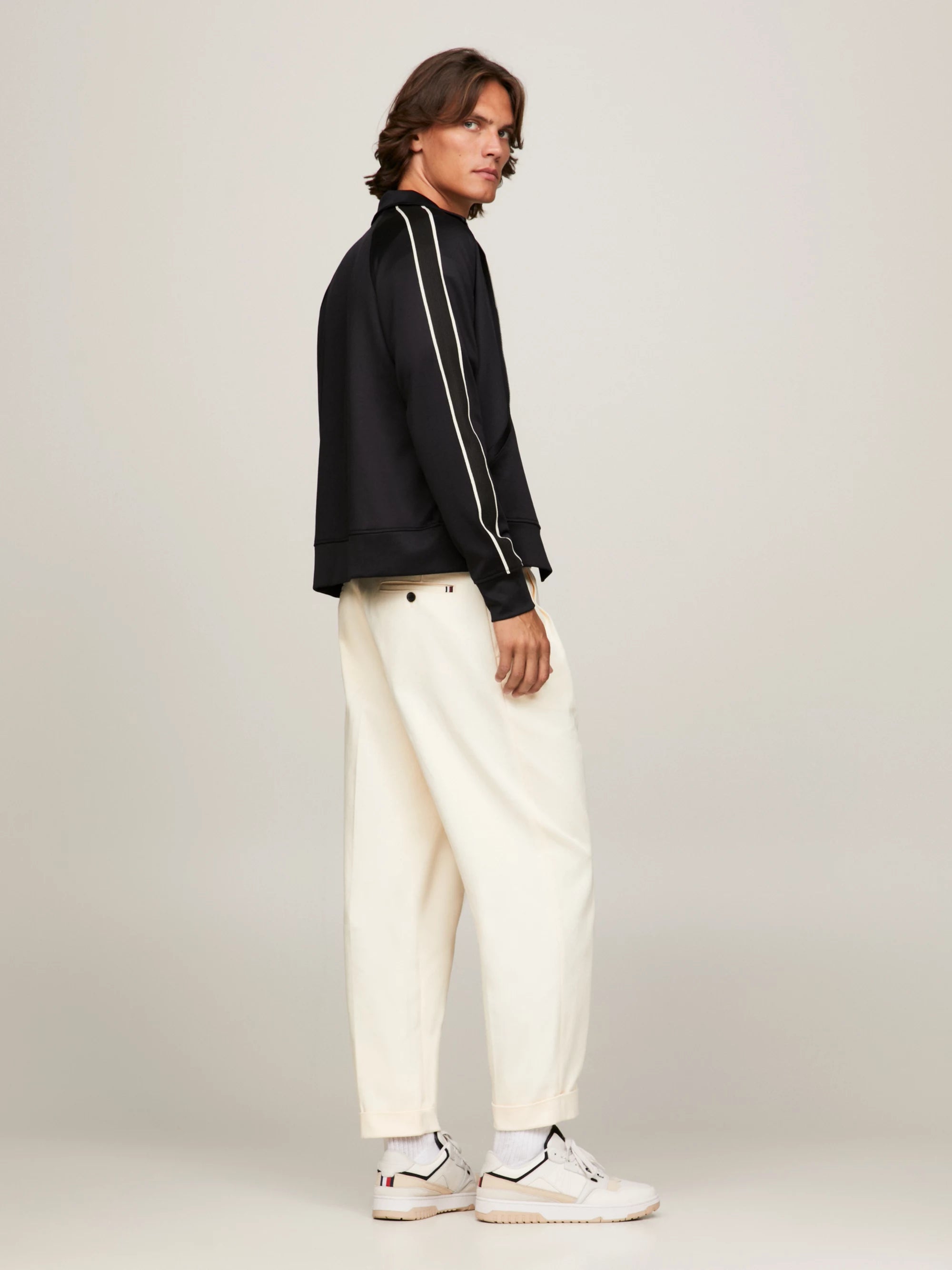 Tommy Hilfiger Sudadera Monotype Track Zip Through · Negro · imagen 4