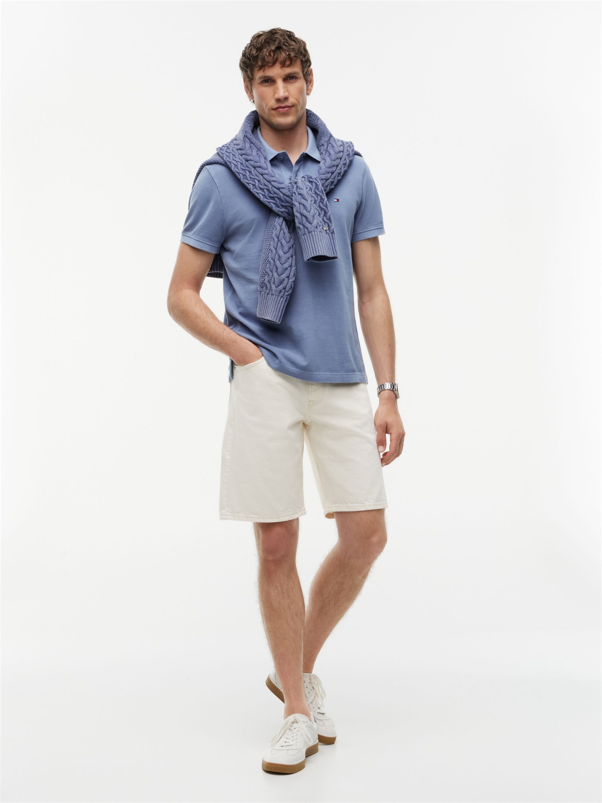 Polo Garment Dye Azul | Tommy Hilfiger · imagen 2