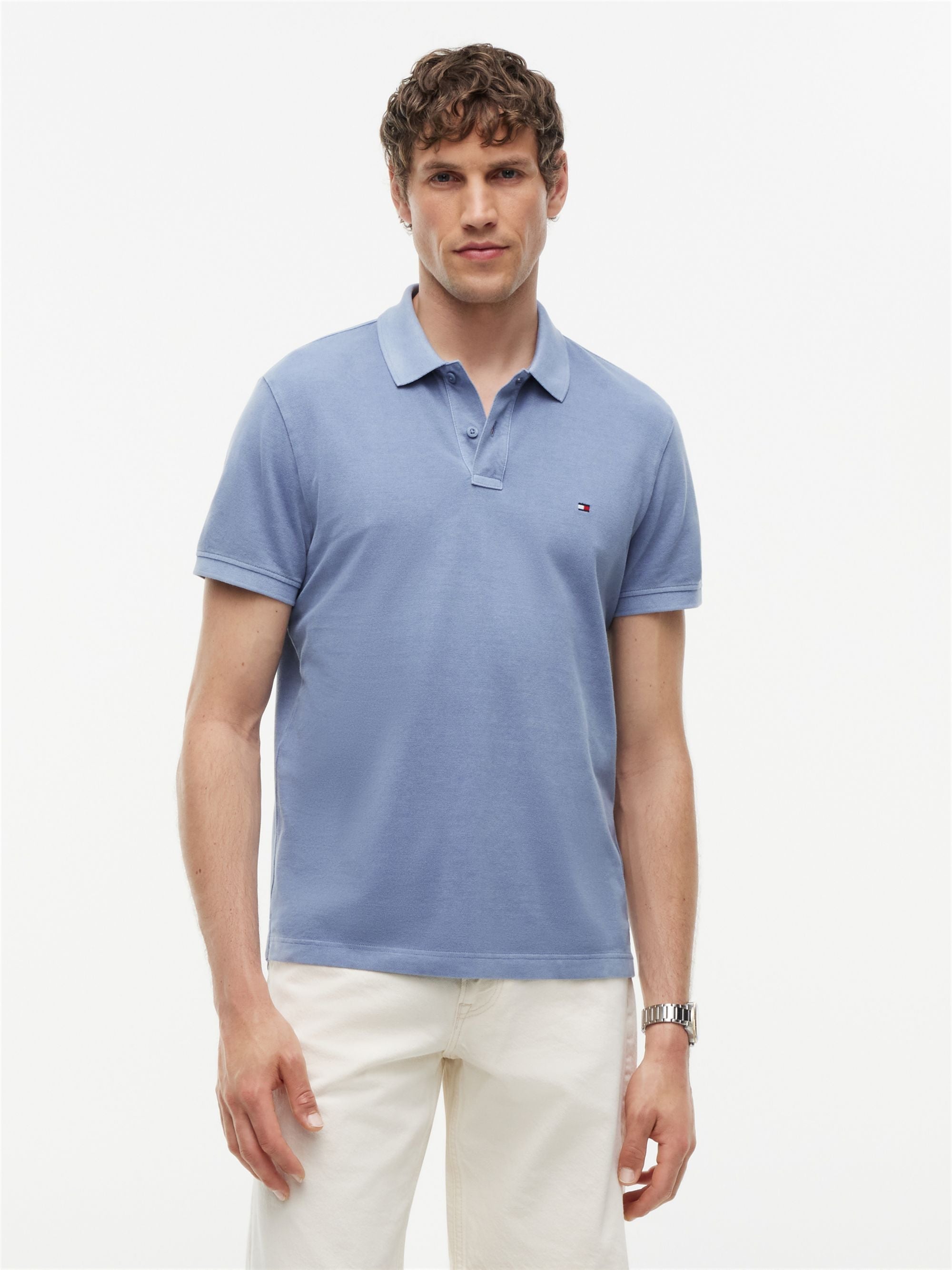 Polo Garment Dye Azul | Tommy Hilfiger · imagen 1