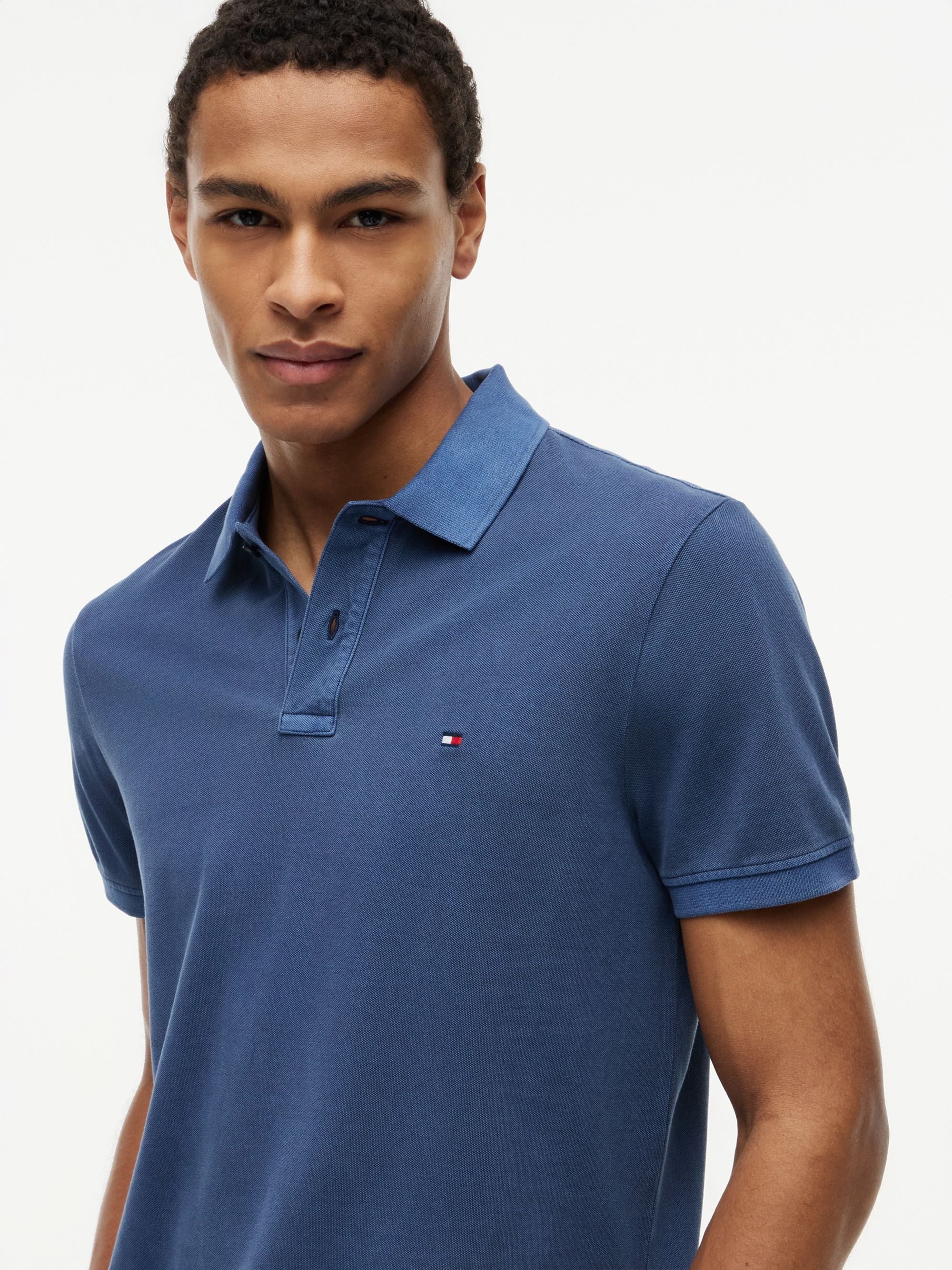 Polo Garment Dye Azul Marino | Tommy Hilfiger · imagen 3