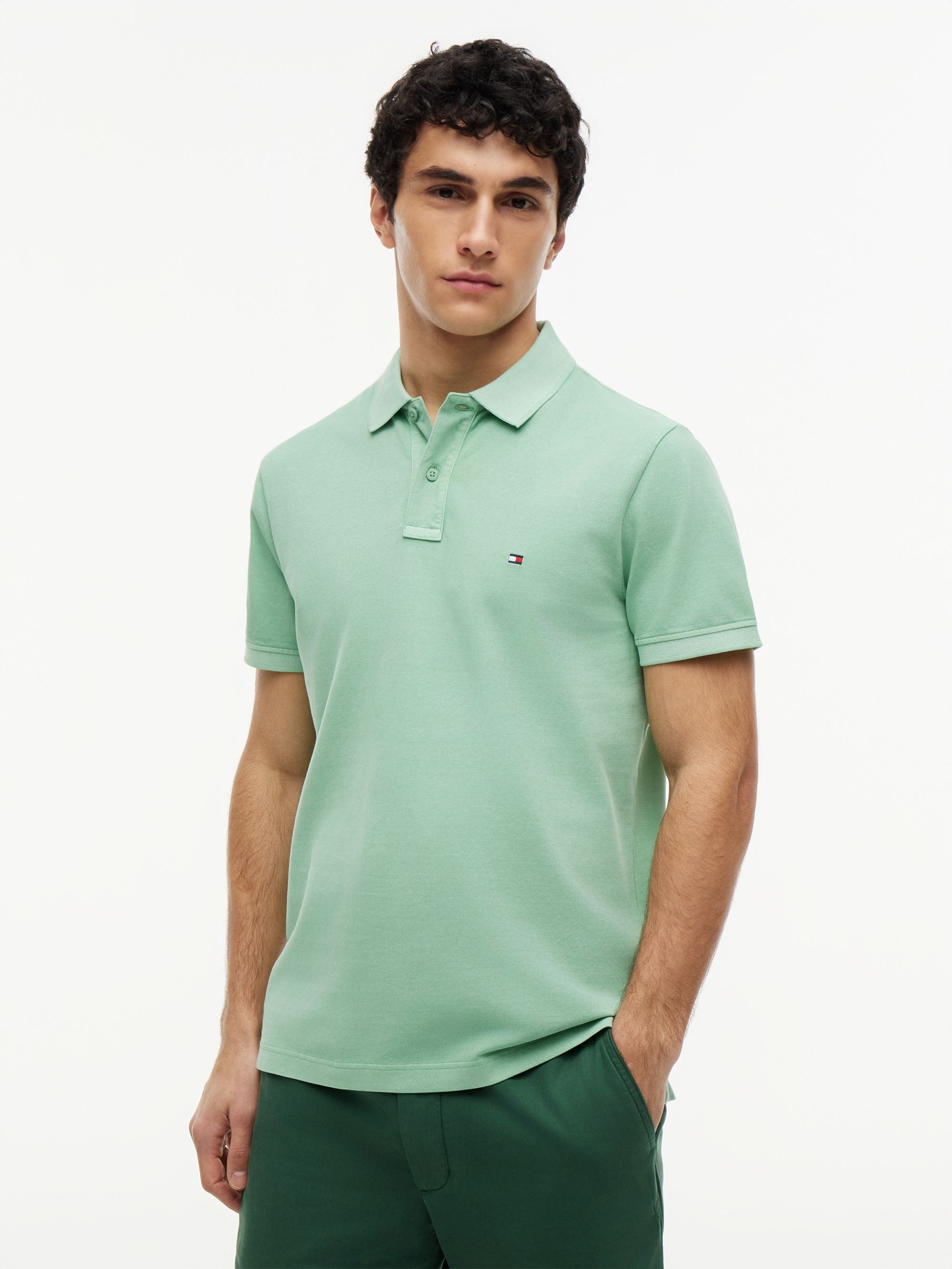 Polo Garment Dye Verde | Tommy Hilfiger · imagen 1