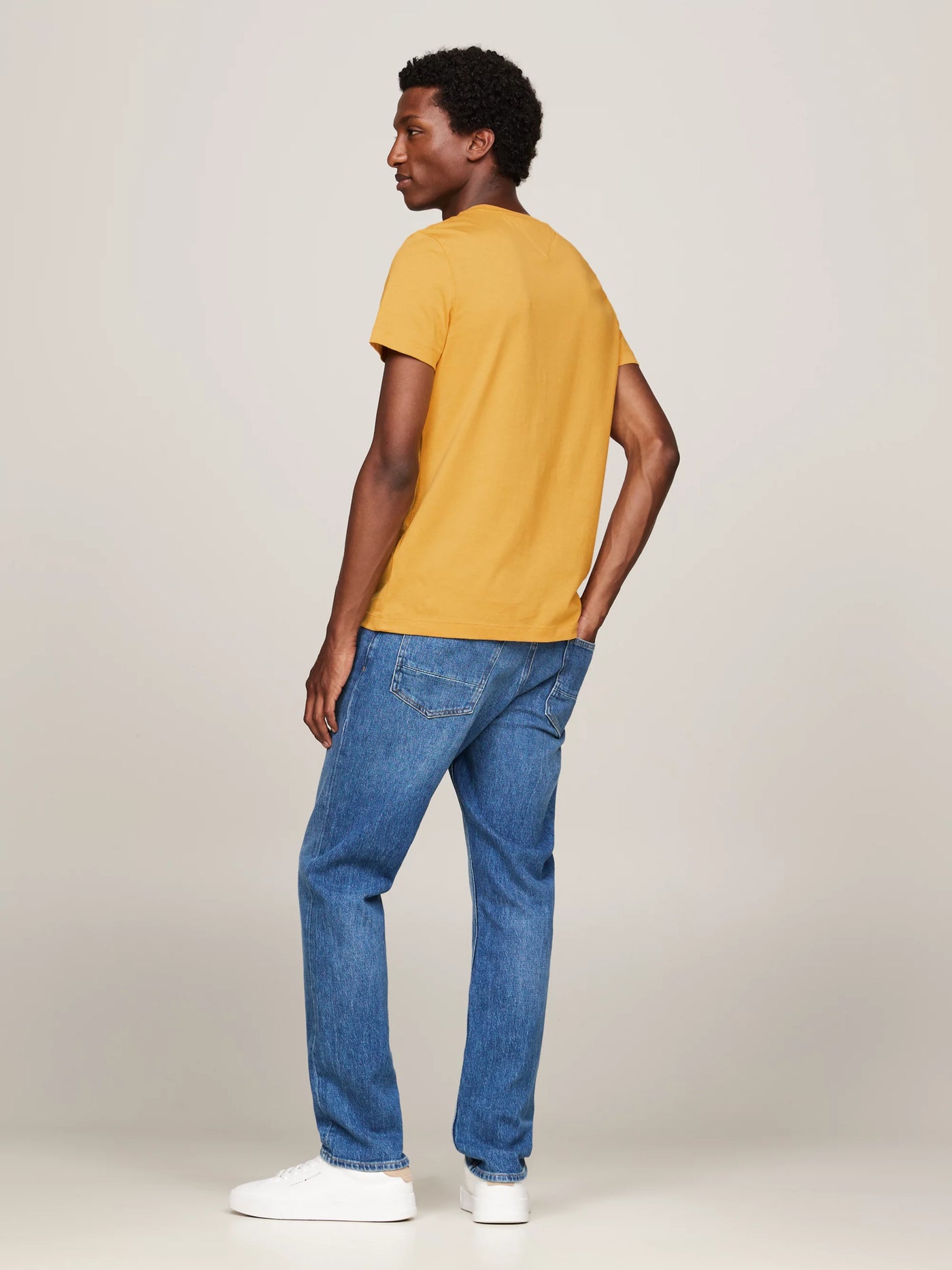Camisetas Tommy Hilfiger Hombre Rwb Arch Gs Tee · Naranja Rojo · imagen 4