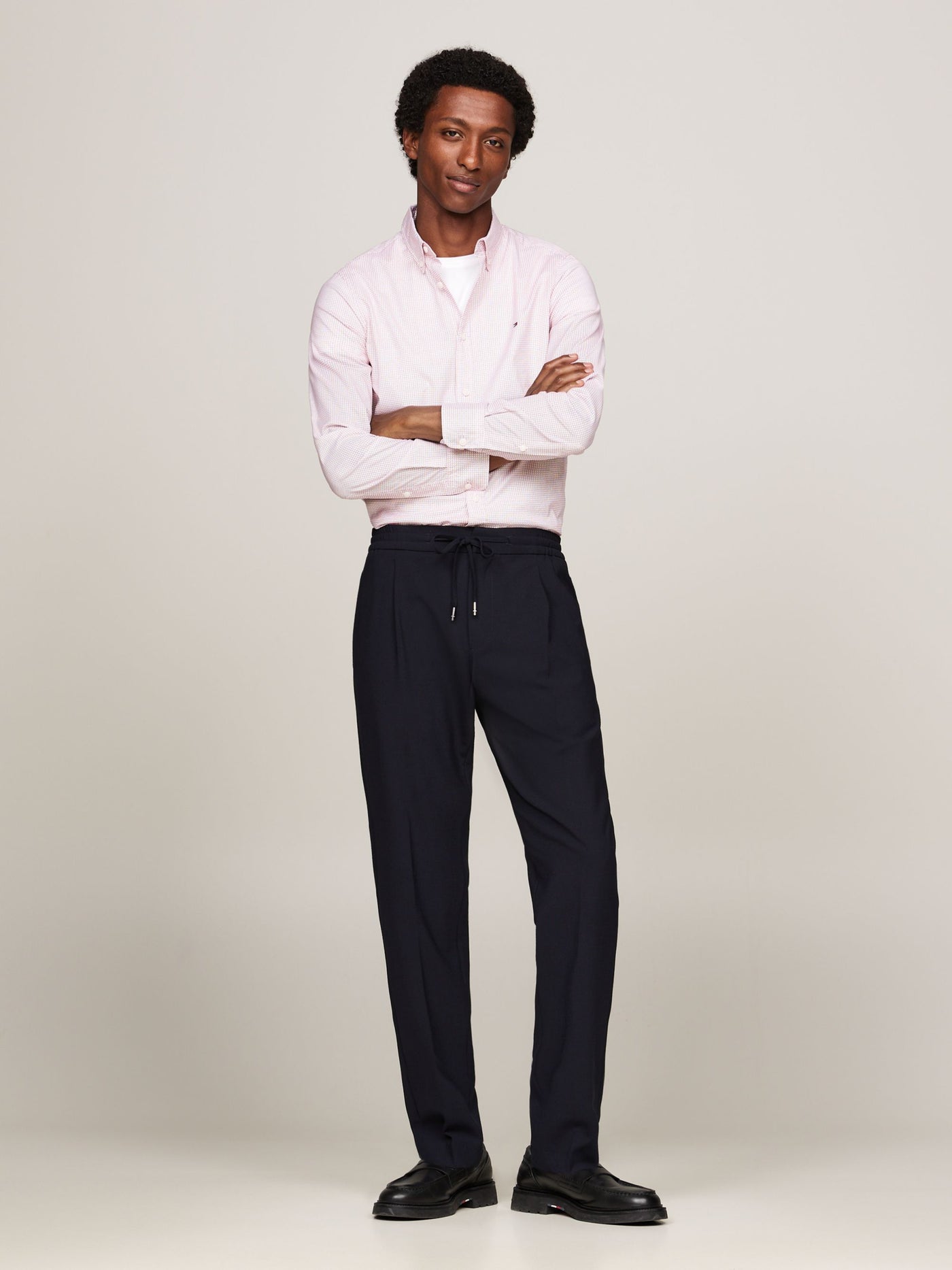 Tommy Hilfiger Camisa Flex Micro Foulard Sf Shirt · Rosa · imagen 3