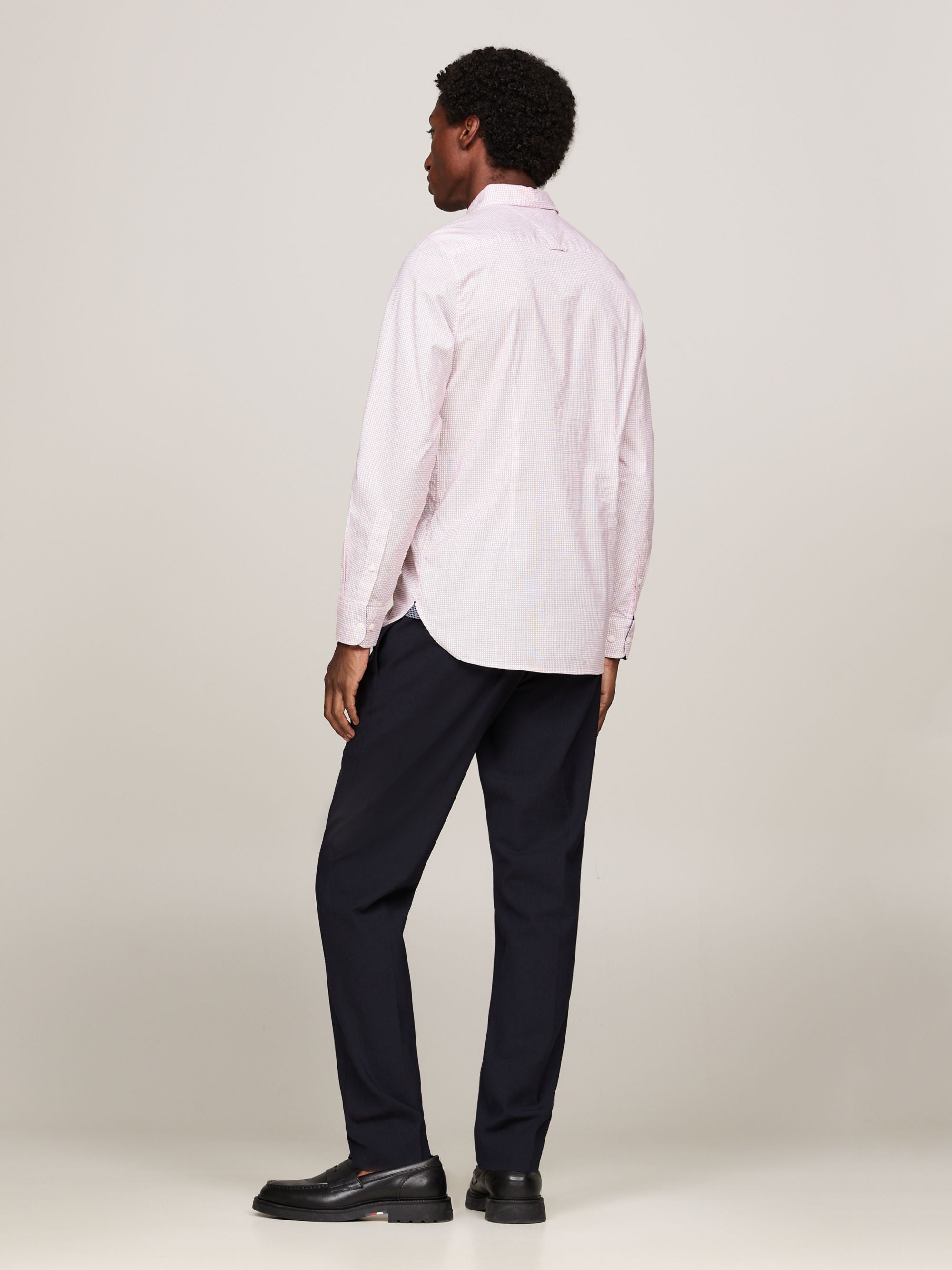 Tommy Hilfiger Camisa Flex Micro Foulard Sf Shirt · Rosa · imagen 5