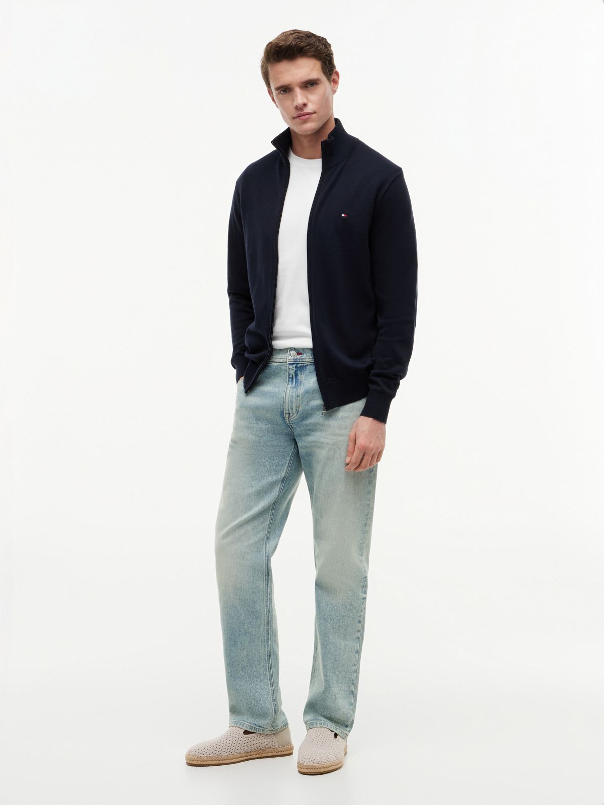 Chaqueta Punto Essential Cotton Zip Azul Marino | Tommy Hilfiger · imagen 2
