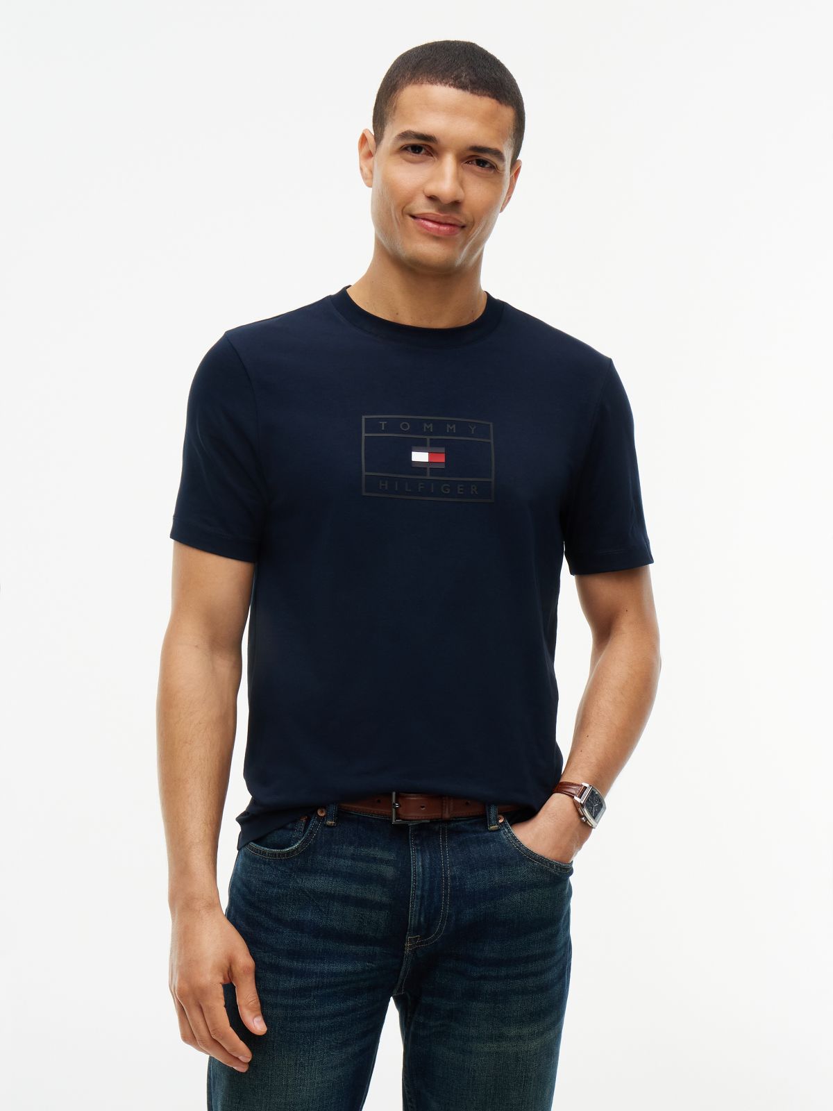 Camiseta JD Graphic Azul Marino | Tommy Hilfiger · imagen 1