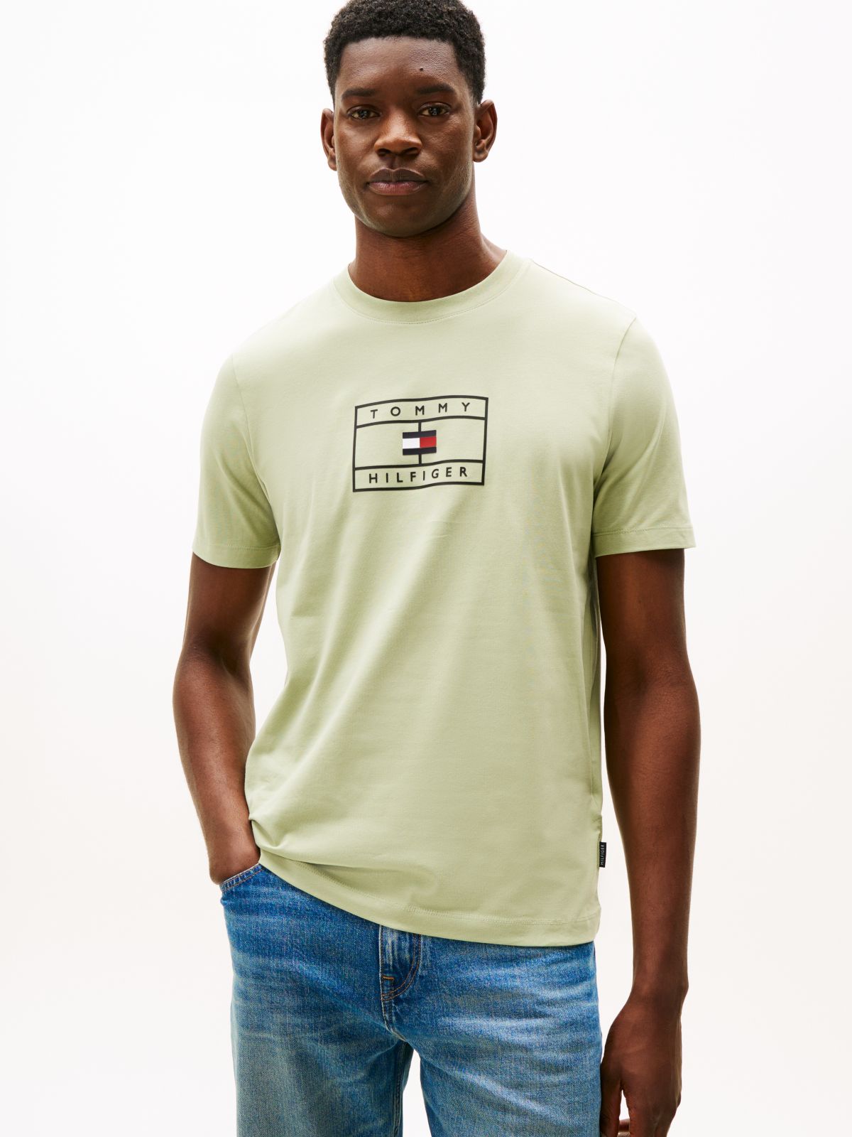 Camiseta JD Graphic Verde Salvia | Tommy Hilfiger · imagen 1