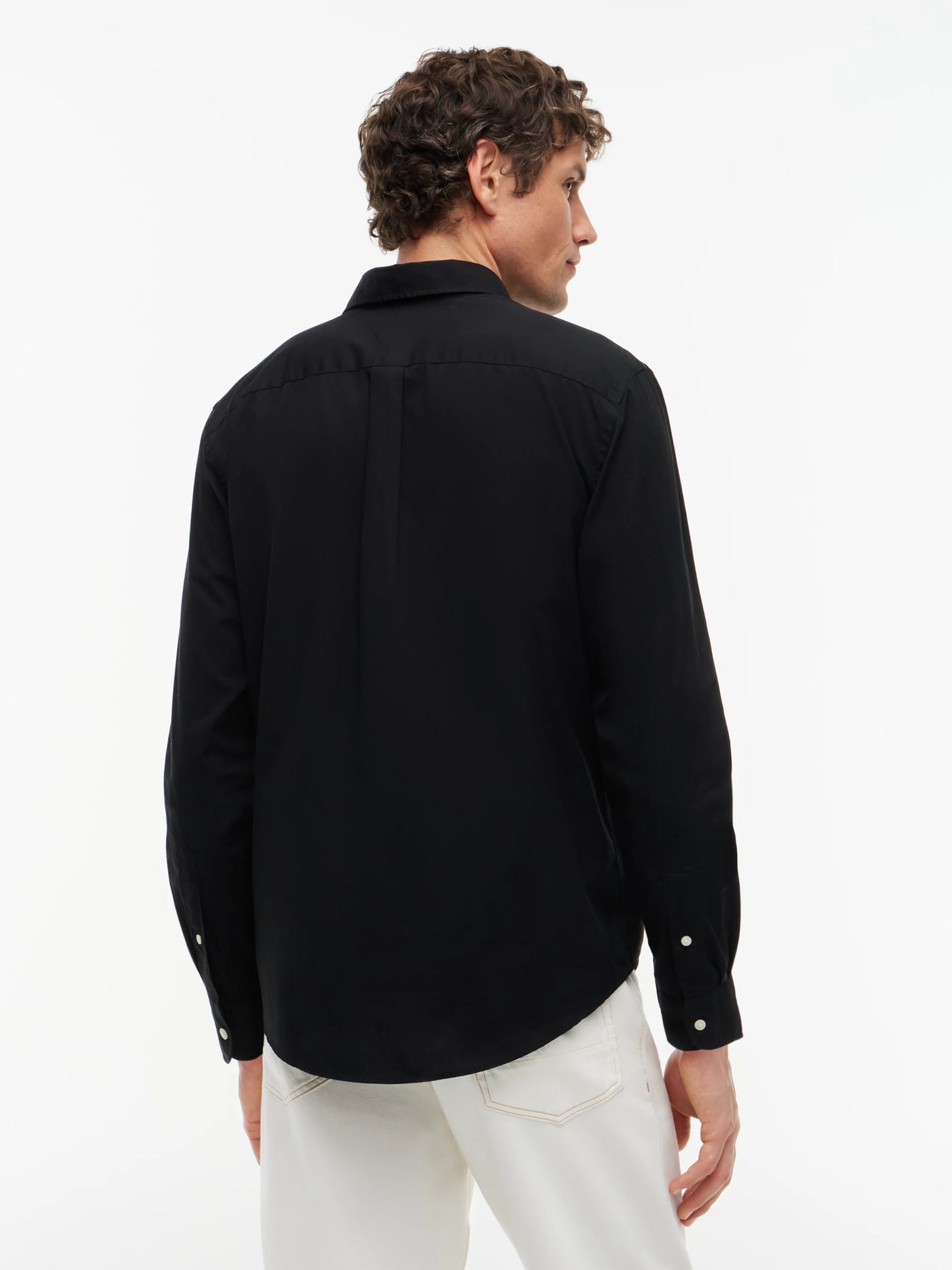 Tommy Hilfiger Camisa Core Flex Poplin Solid Rf Shirt · imagen 4
