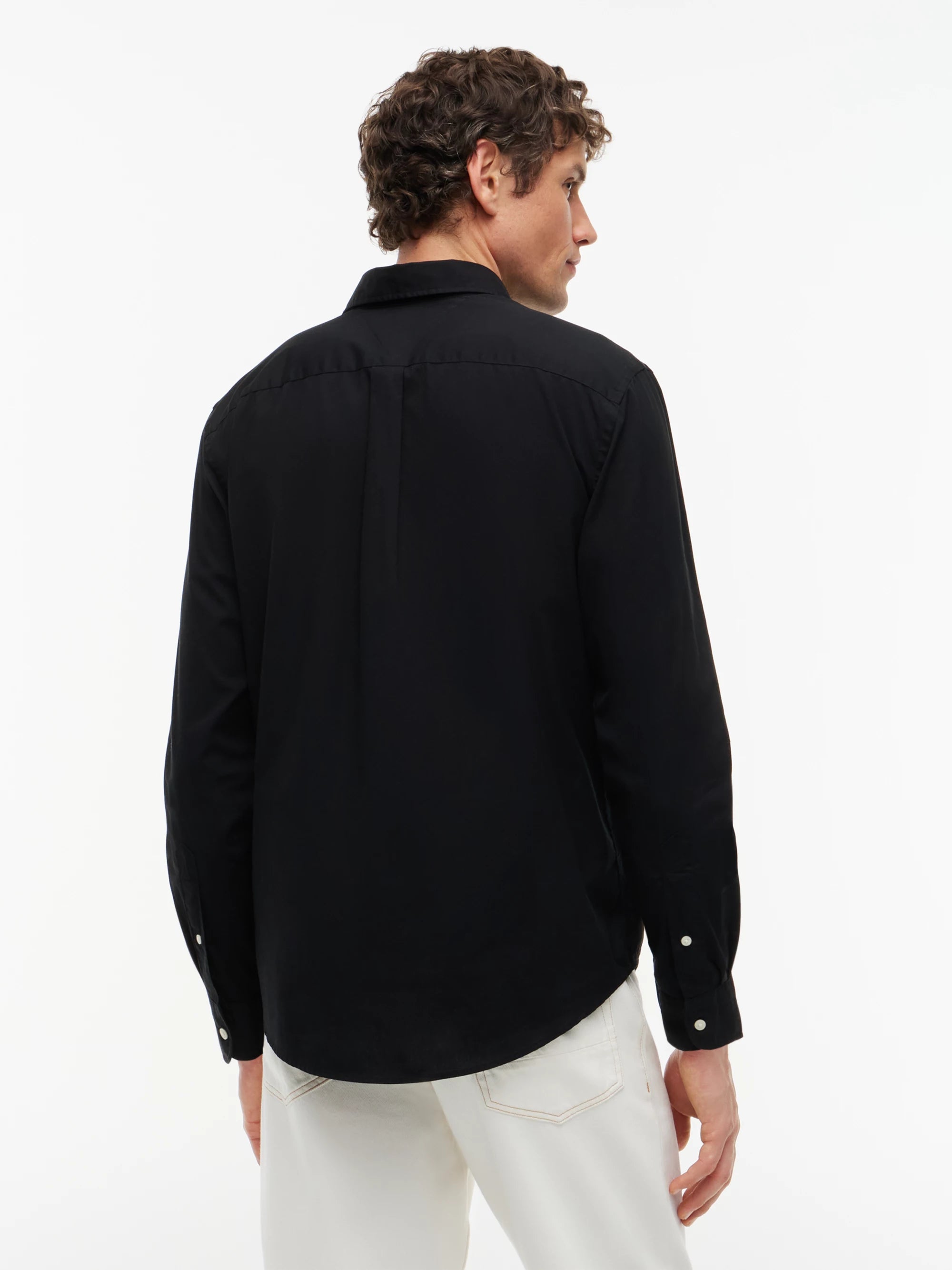 Tommy Hilfiger Camisa Core Flex Poplin Solid Rf Shirt · imagen 4