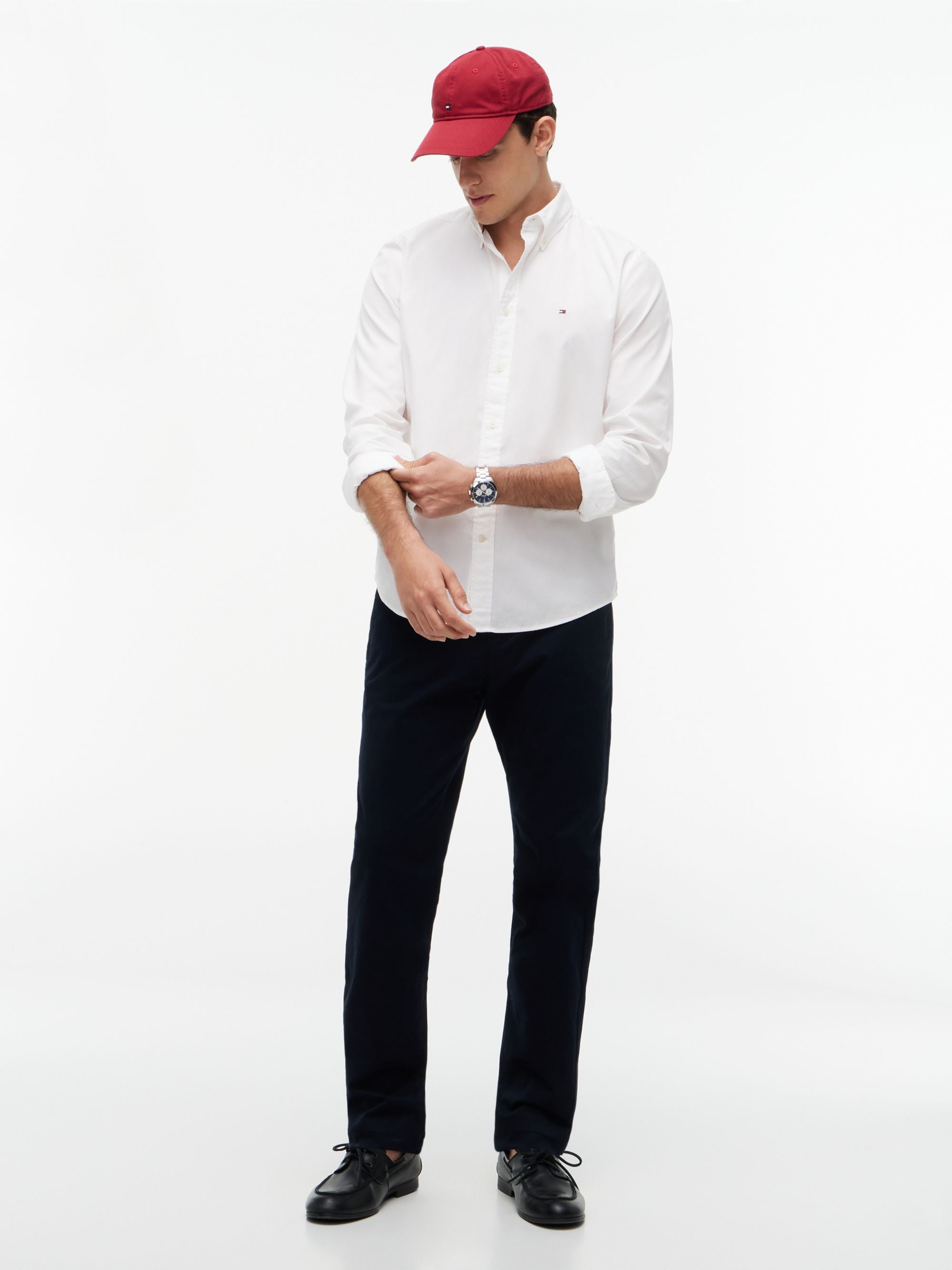 Tommy Hilfiger Camisa Core Flex Poplin Solid Rf Shirt · imagen 4