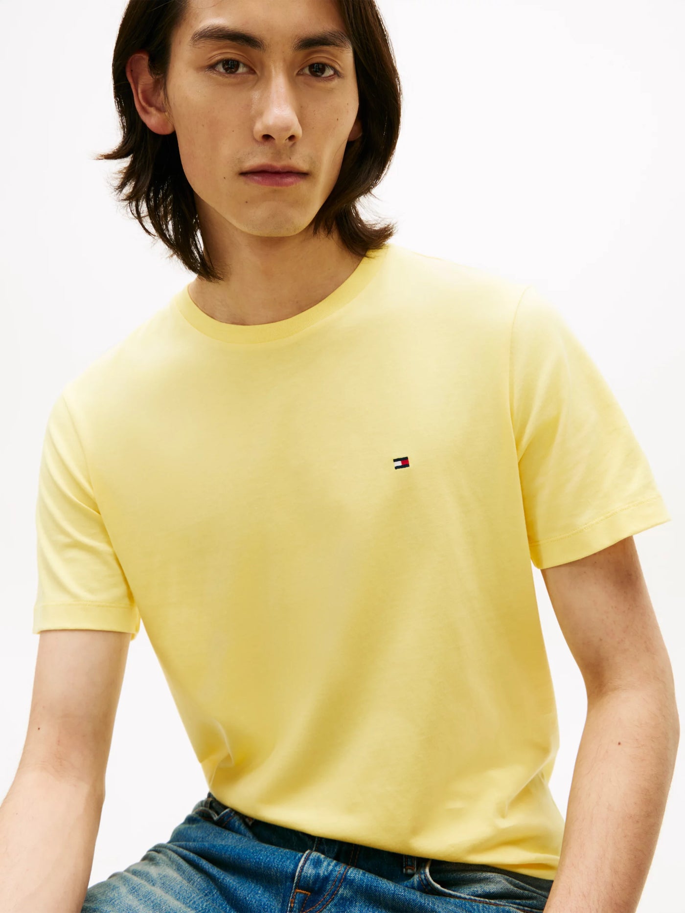 Tommy Hilfiger Camiseta Essential Reg Fit Solid Tee · Rosa · imagen 2