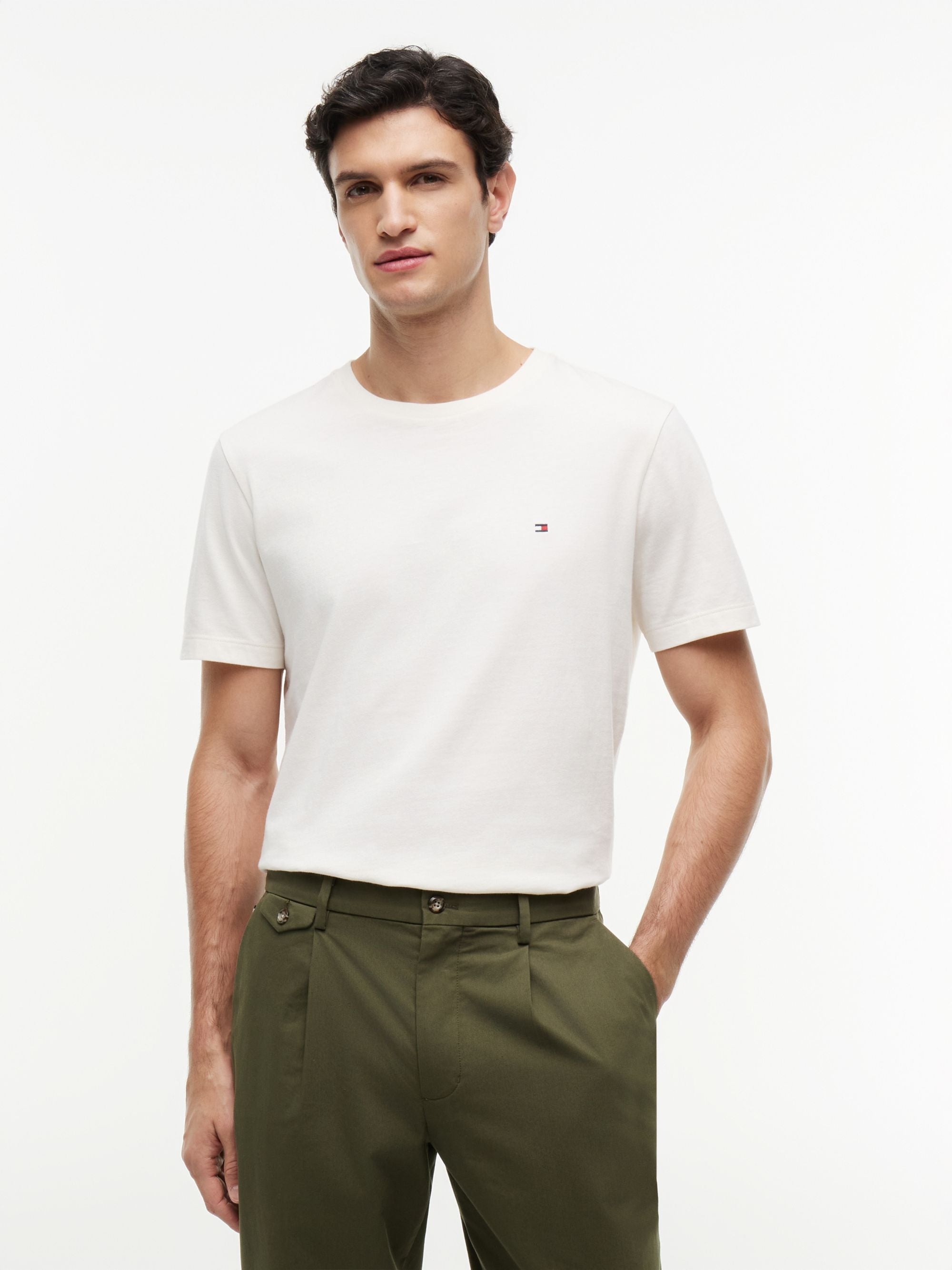 Camiseta Essential Seasonal Crema | Tommy Hilfiger · imagen 1