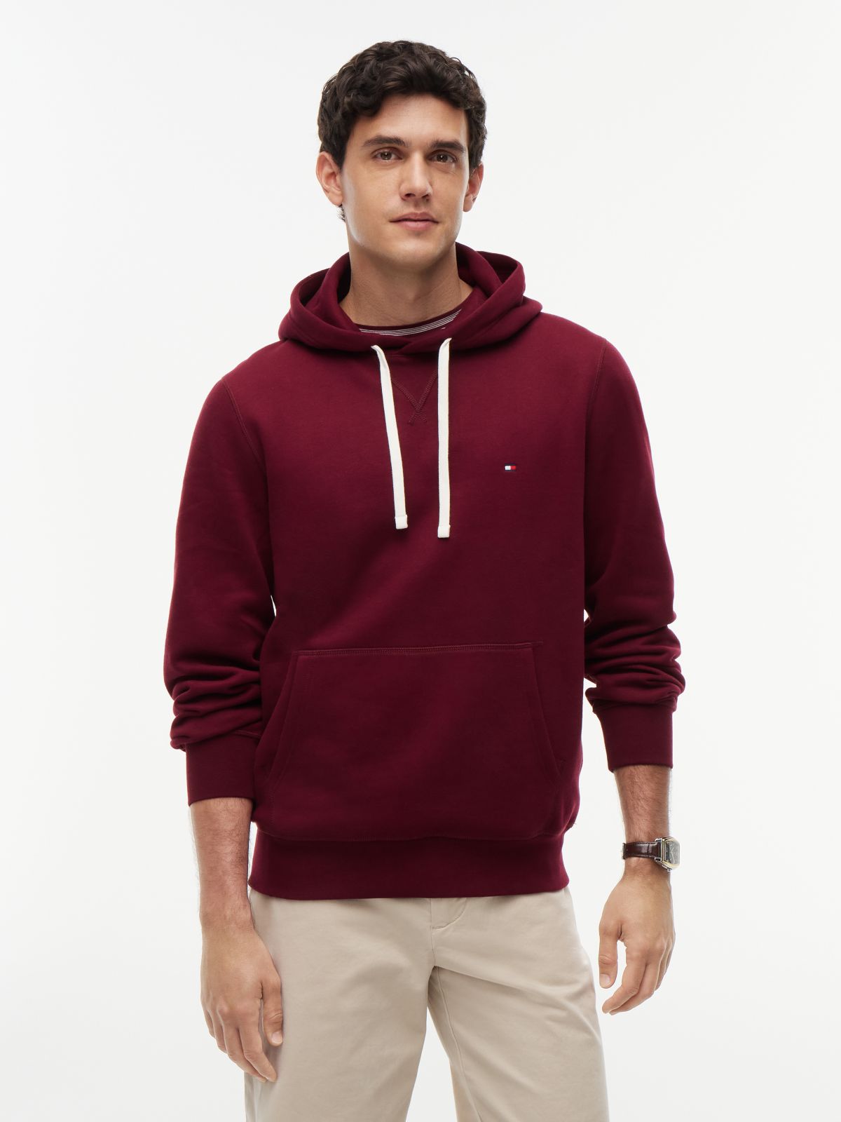 Sudadera Capucha Essential Seasonal Burdeos | Tommy Hilfiger · imagen 1