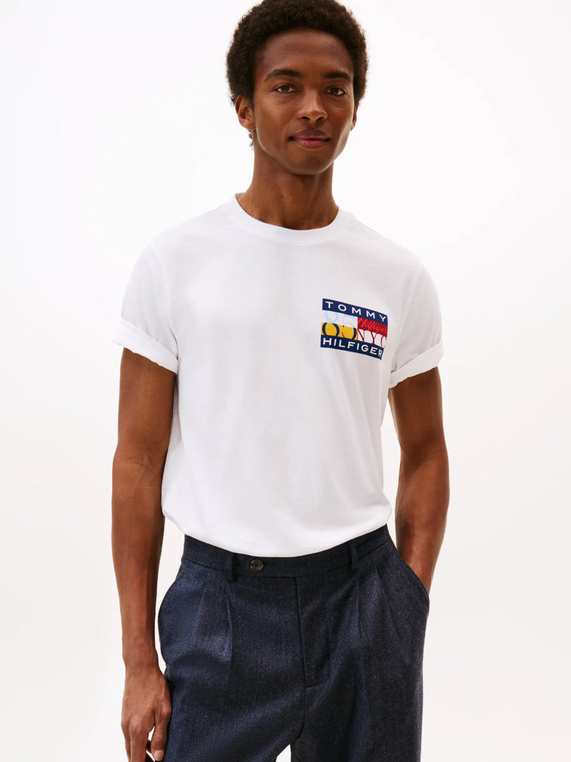 Tommy Hilfiger Camiseta Colour Flag Tee