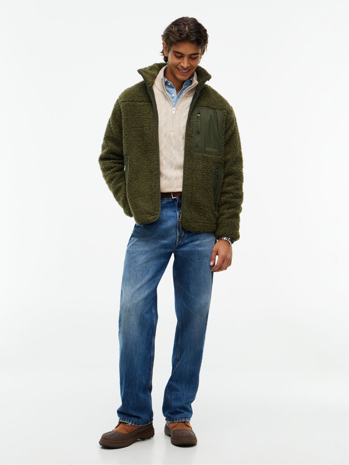 Chaqueta Teddy Fleece Verde Caza | Tommy Hilfiger · imagen 2