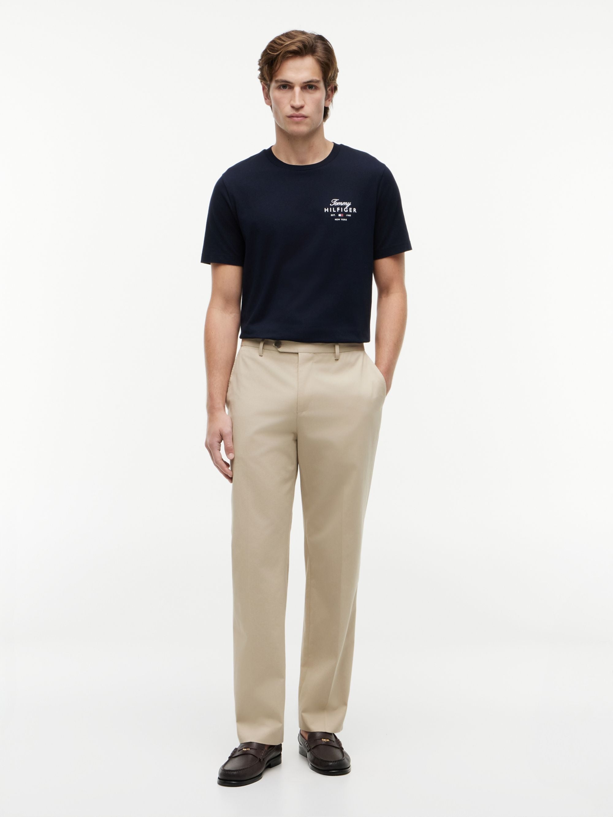 Camiseta Script Stack Azul Marino | Tommy Hilfiger · imagen 2