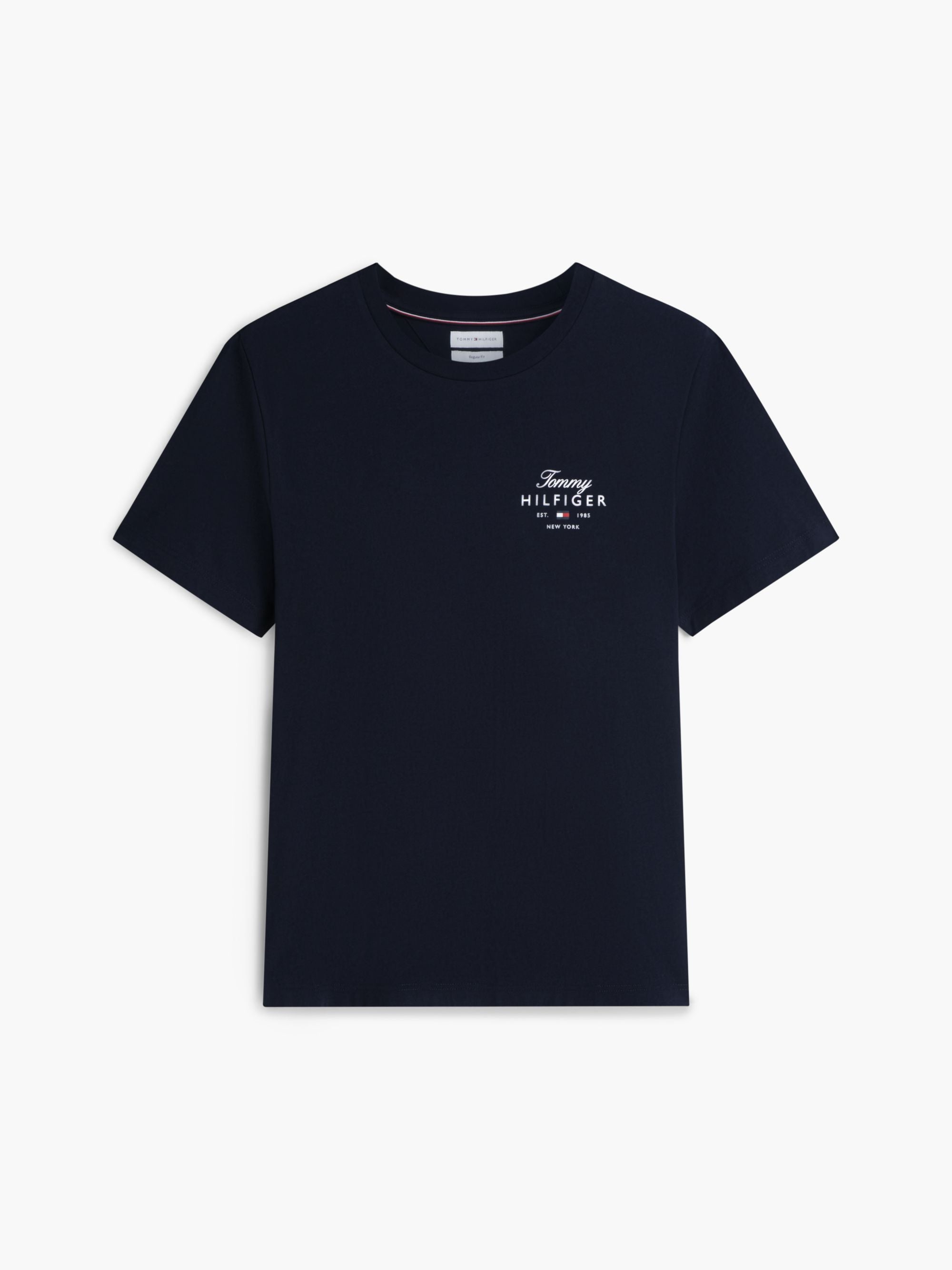 Camiseta Script Stack Azul Marino | Tommy Hilfiger · imagen 4