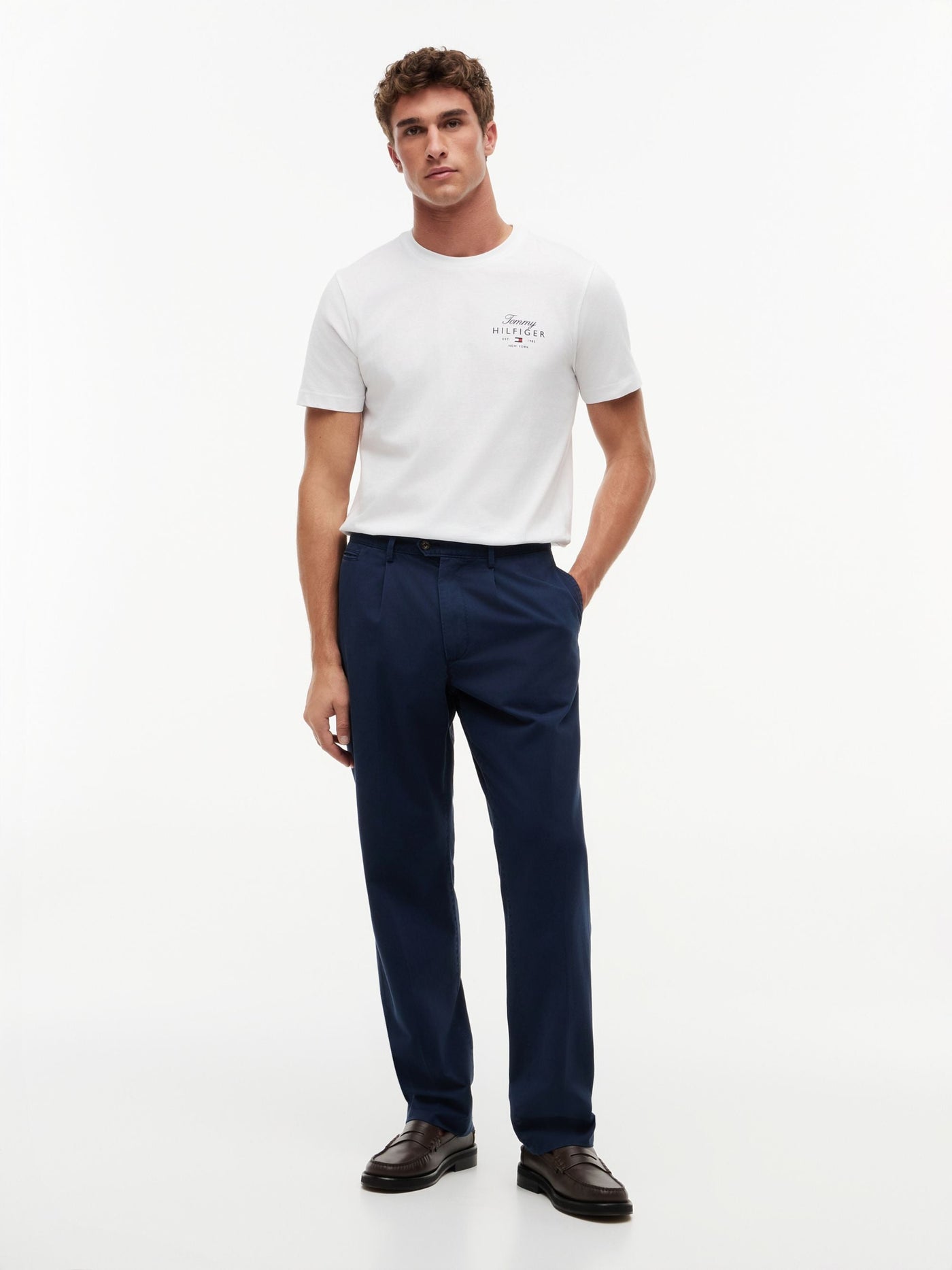 Camiseta Script Stack Blanco | Tommy Hilfiger · imagen 2