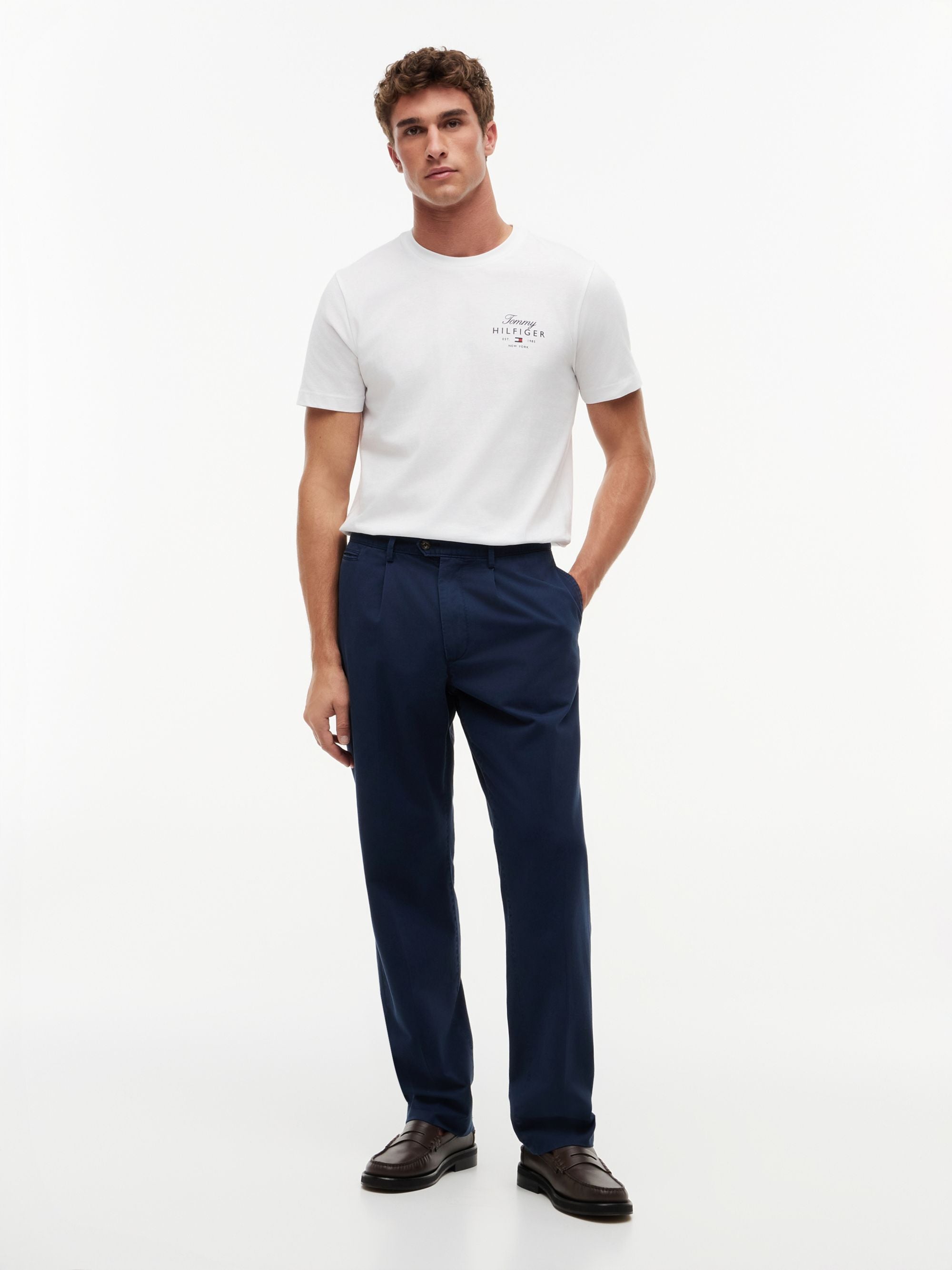 Camiseta Script Stack Blanco | Tommy Hilfiger · imagen 2